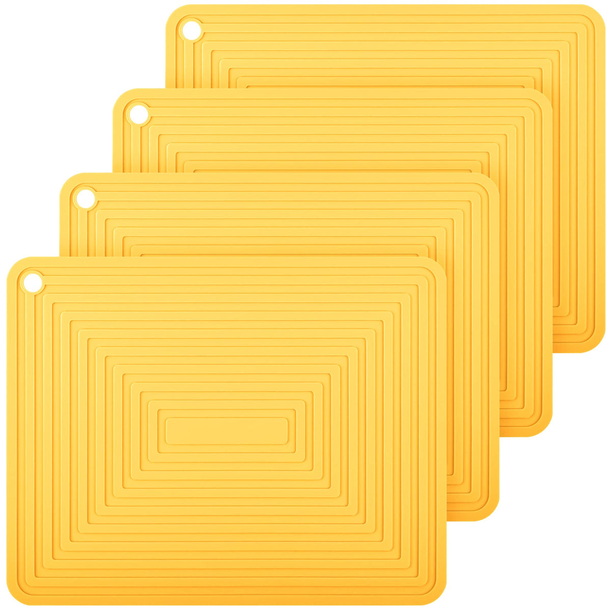 Smithcraft Silicone Trivets For Hot Dishes, Pots & Pans, Multi-Purpose Hot Pads For Kitchen Counter, Non Slip Heat Resistant Mat