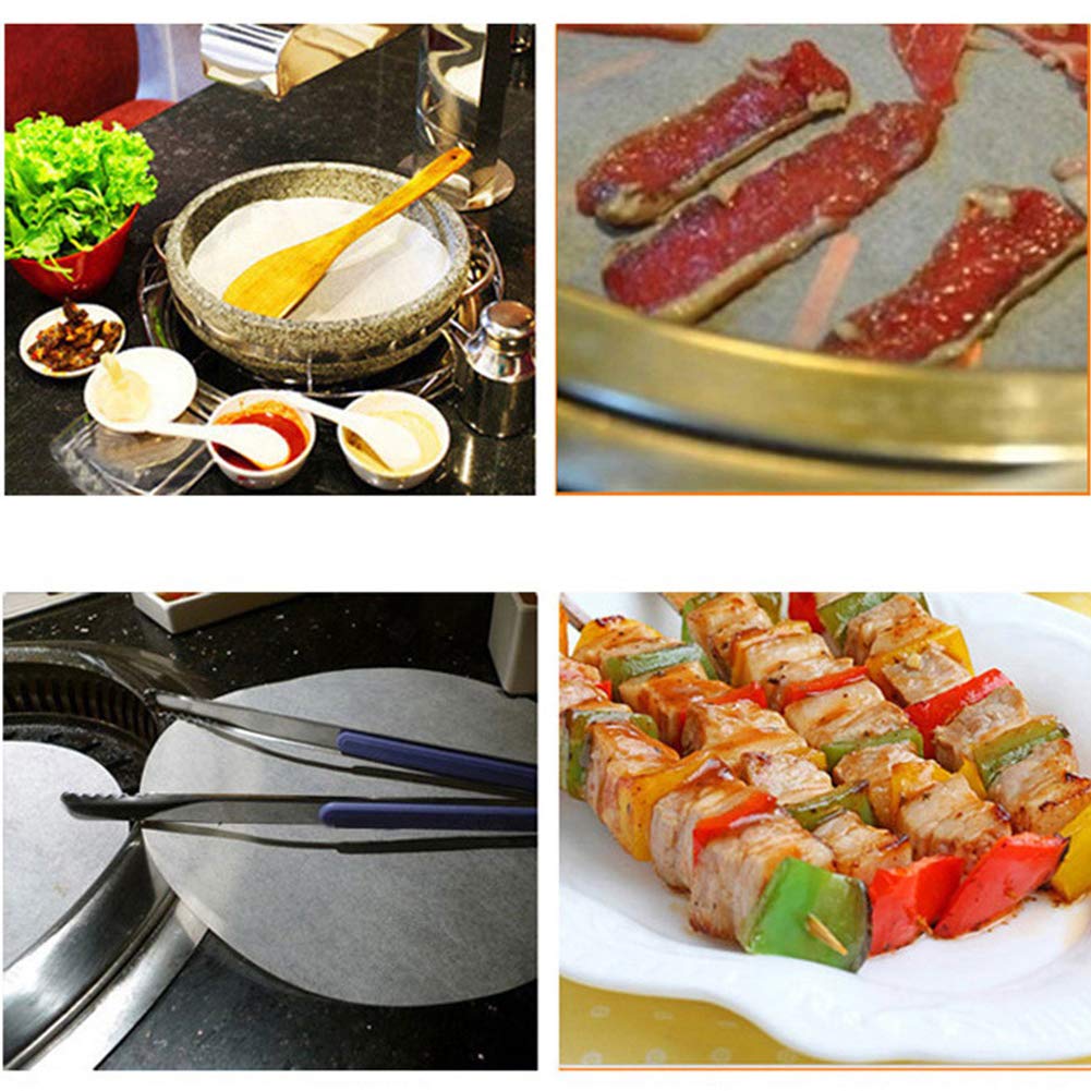 Parchment Paper Round Non-Stick Hamburger Patty Paper Parchment Sheets Cake Pan Liner Circles For Baking Cakes, Cooking, Burger