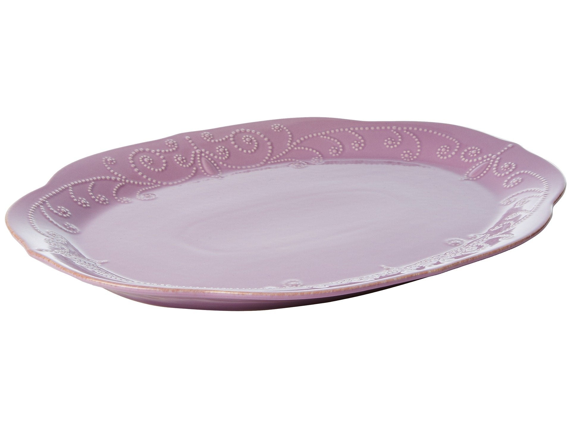 Lenox French Perle Violet Oval Platter