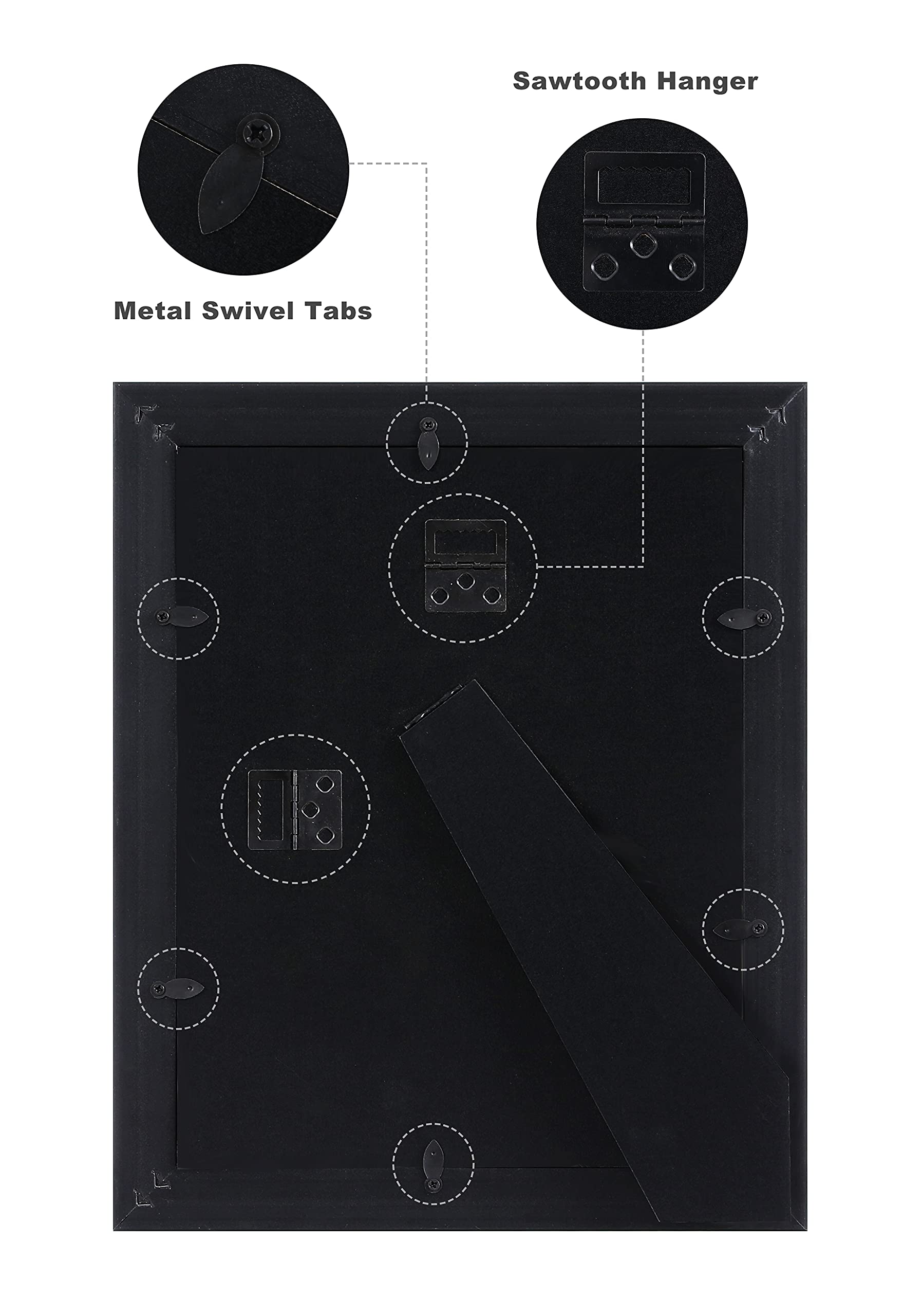 ELSKER&HOME 8.5 x 11 Graduation Frame with Tassel Holder for 4x6 Photo| 8.5x11 Shadow Box Picture Frame, Graduation Mahogany Fra