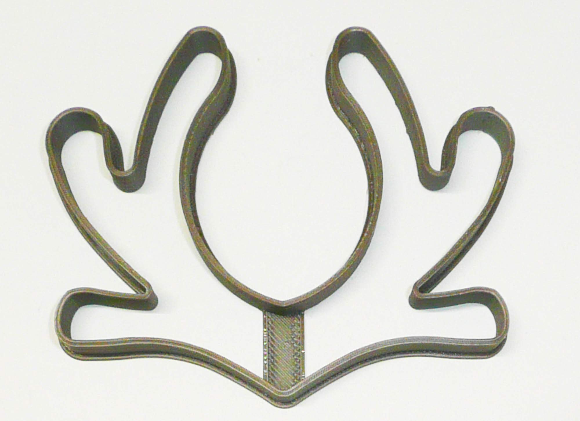 Deer Antlers Outline Elk Whitetail Moose Mount Outdoors Cookie Cutter Made In Usa Pr3388