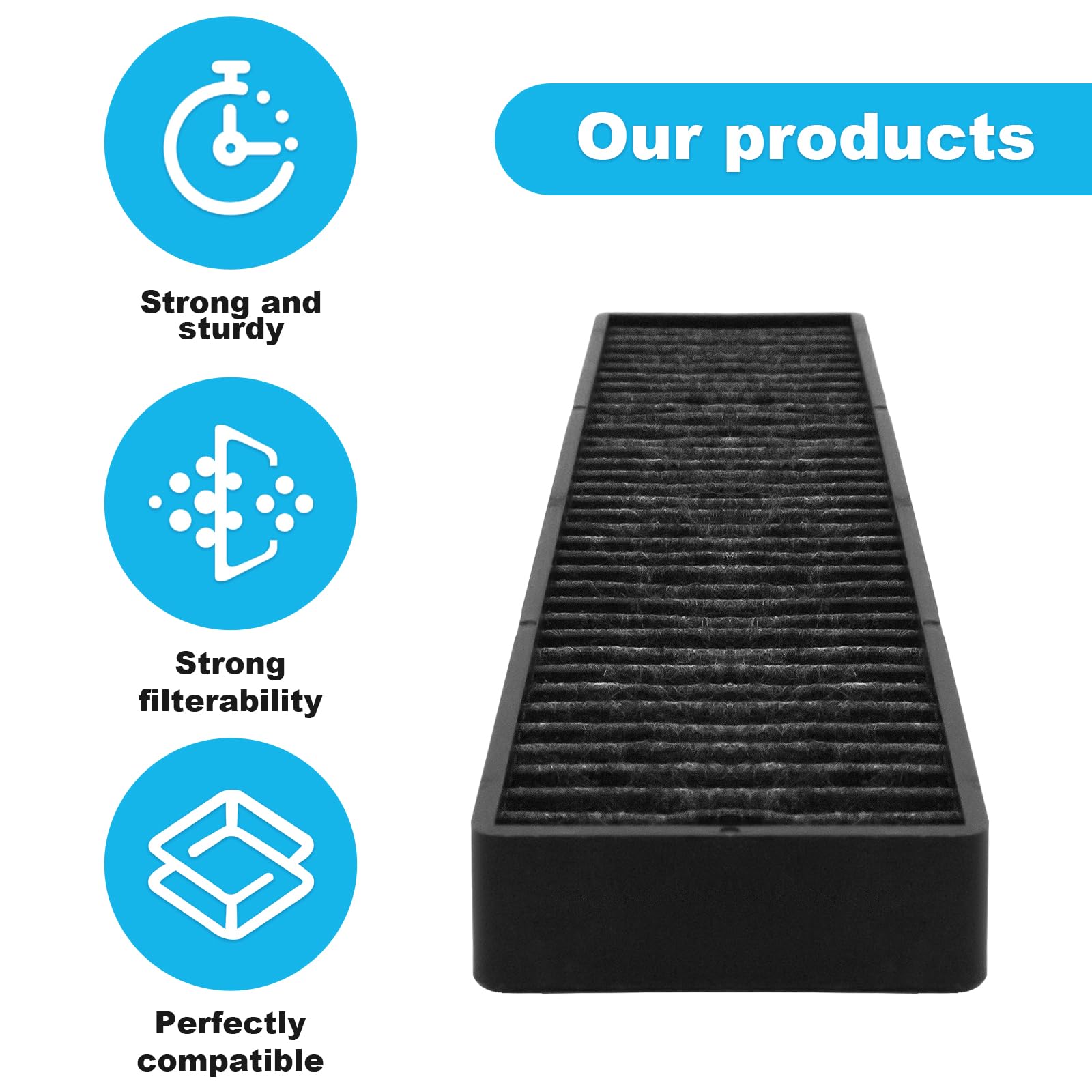 Replacement Filter Fit For Lg Microwave Filter 5230W1A003A Lmv1650St, Lmv1650Sw, Lmv2031Bd, Lmv2031Sb,Lmvm2085Sb, Lmvh1711St, Lm