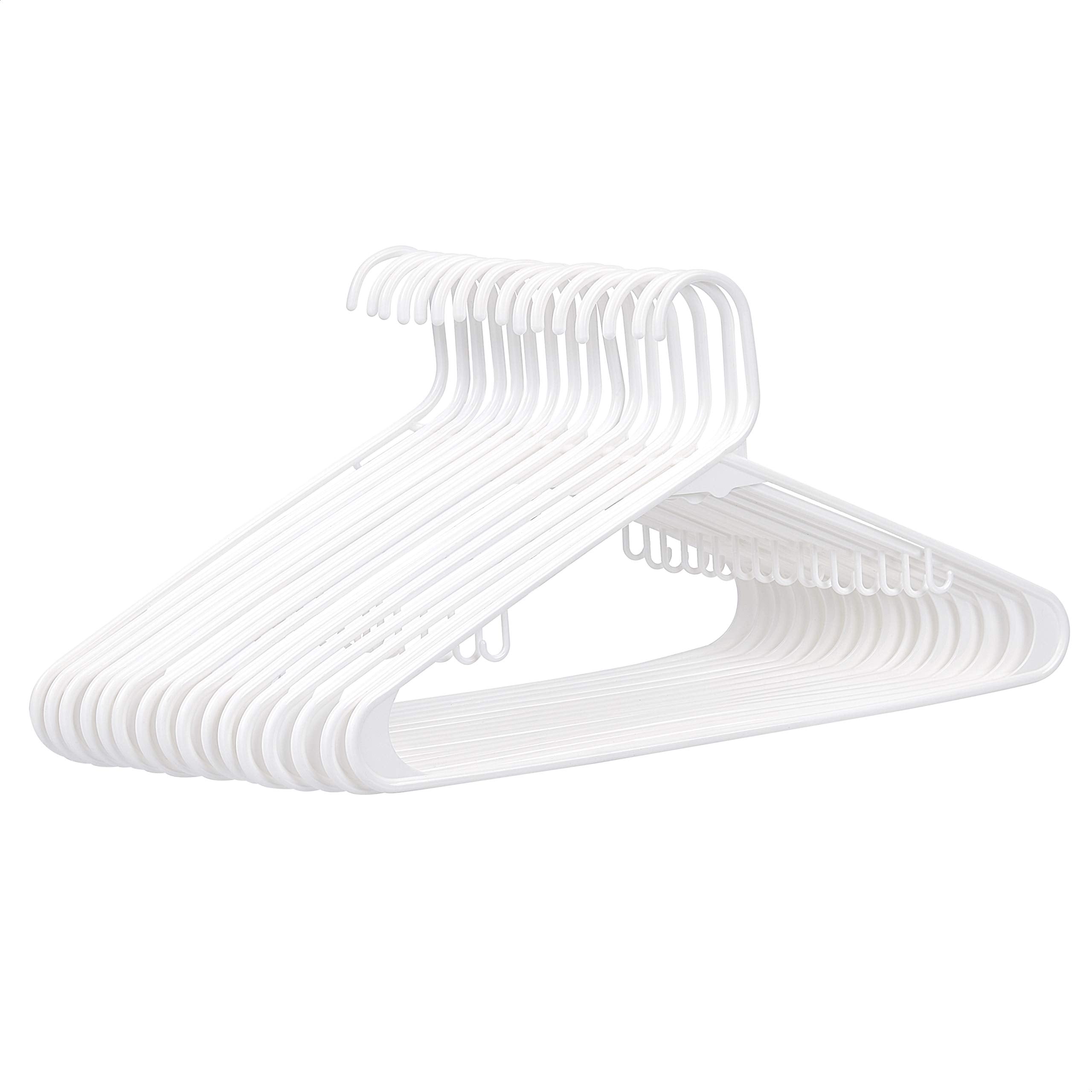 Amazon Brand - Solimo Plastic Hanger, Set Of 16