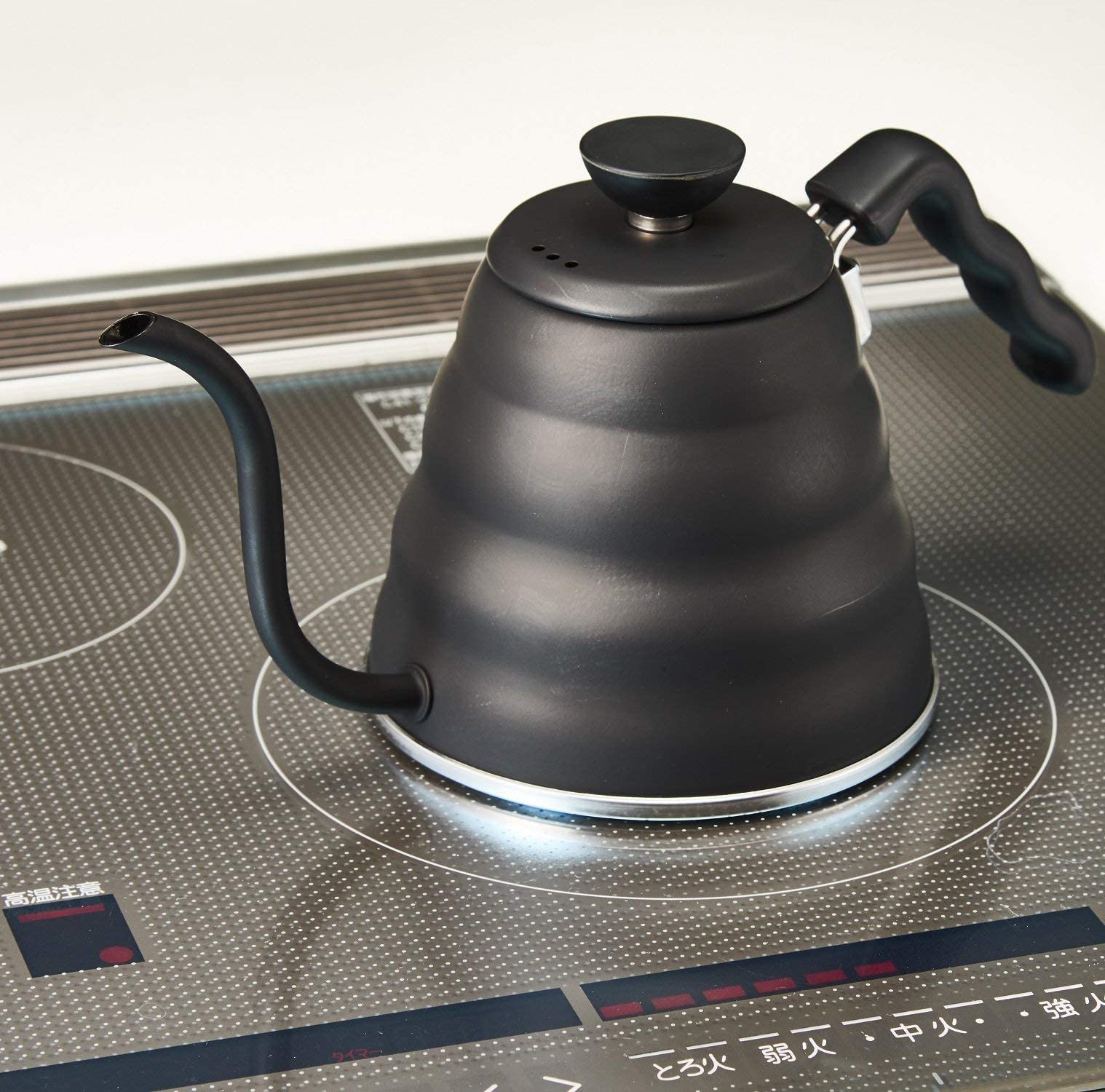Hario V60 ''Buono'' Gooseneck Coffee Kettle  1.2L  Stainless Steel  Matte Black
