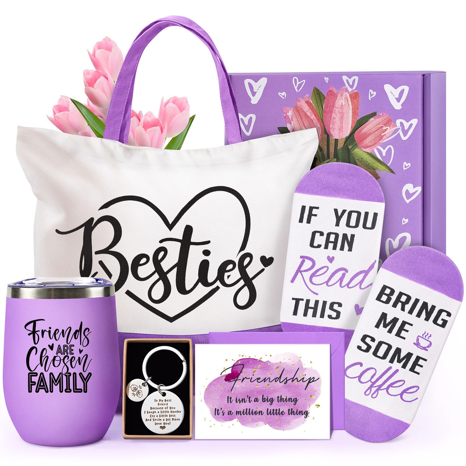 Best Friend Christmas Gifts For Women - Unique Birthday, Galentines, Valentines Day Gifts For Best Friend, Sister Gifts, Friends