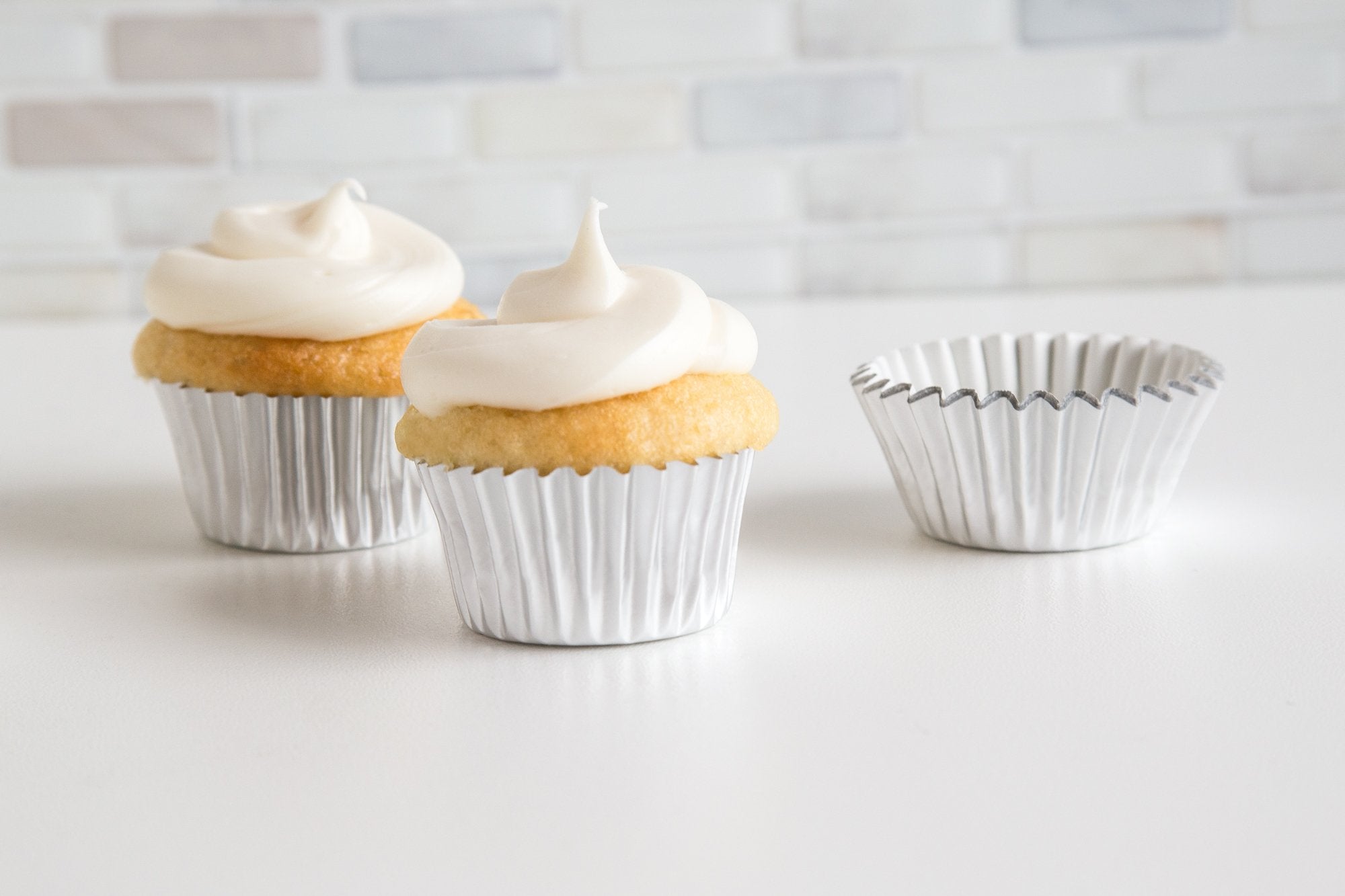 Fox Run Silver Foil Mini Baking Cups, 48 Cups