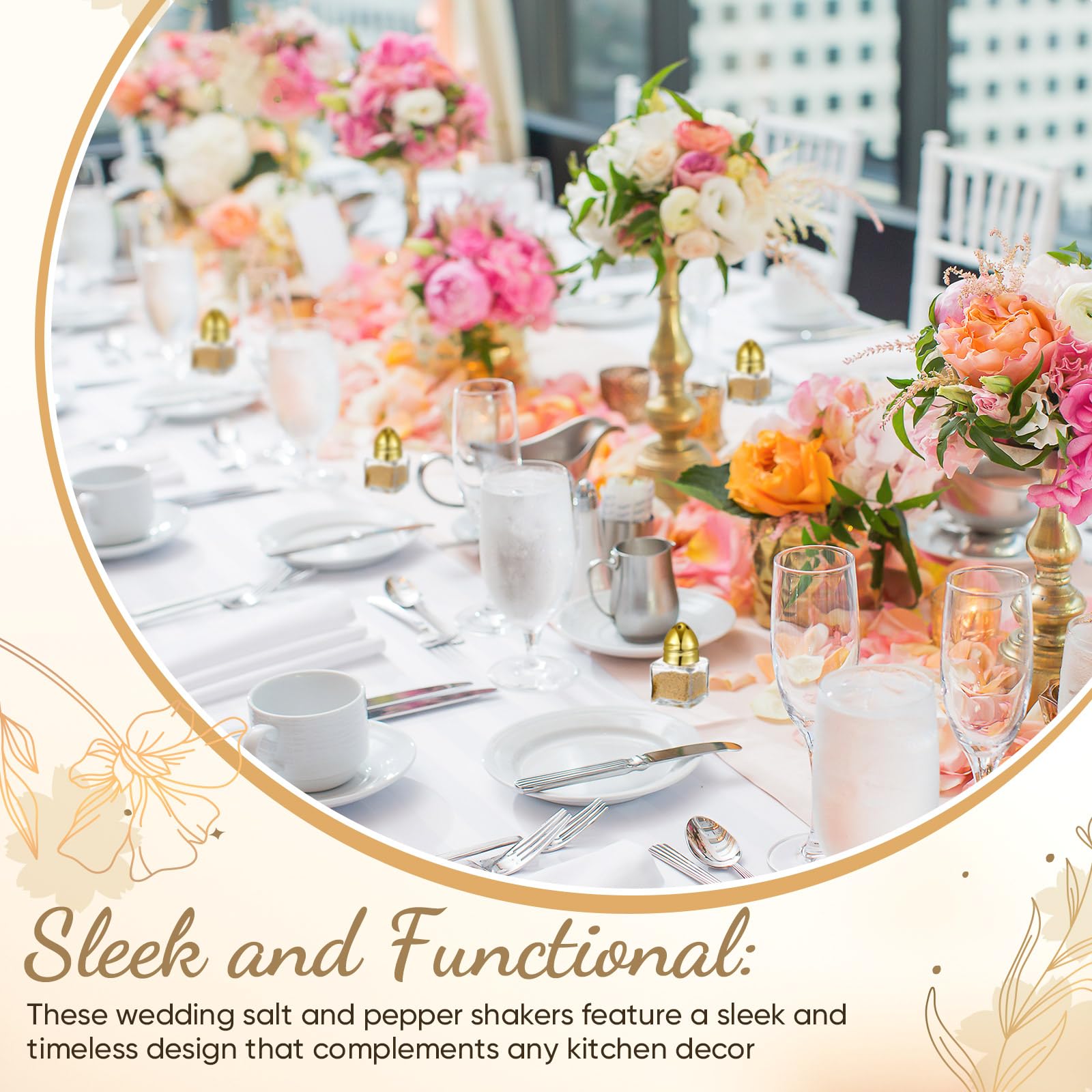 Uiifan 12 Pcs 0.5 Oz Cube Shape Small Salt And Pepper Shakers With Tone Tops Clear Mini Glass Seasoning Jars Spice Salt Shakers