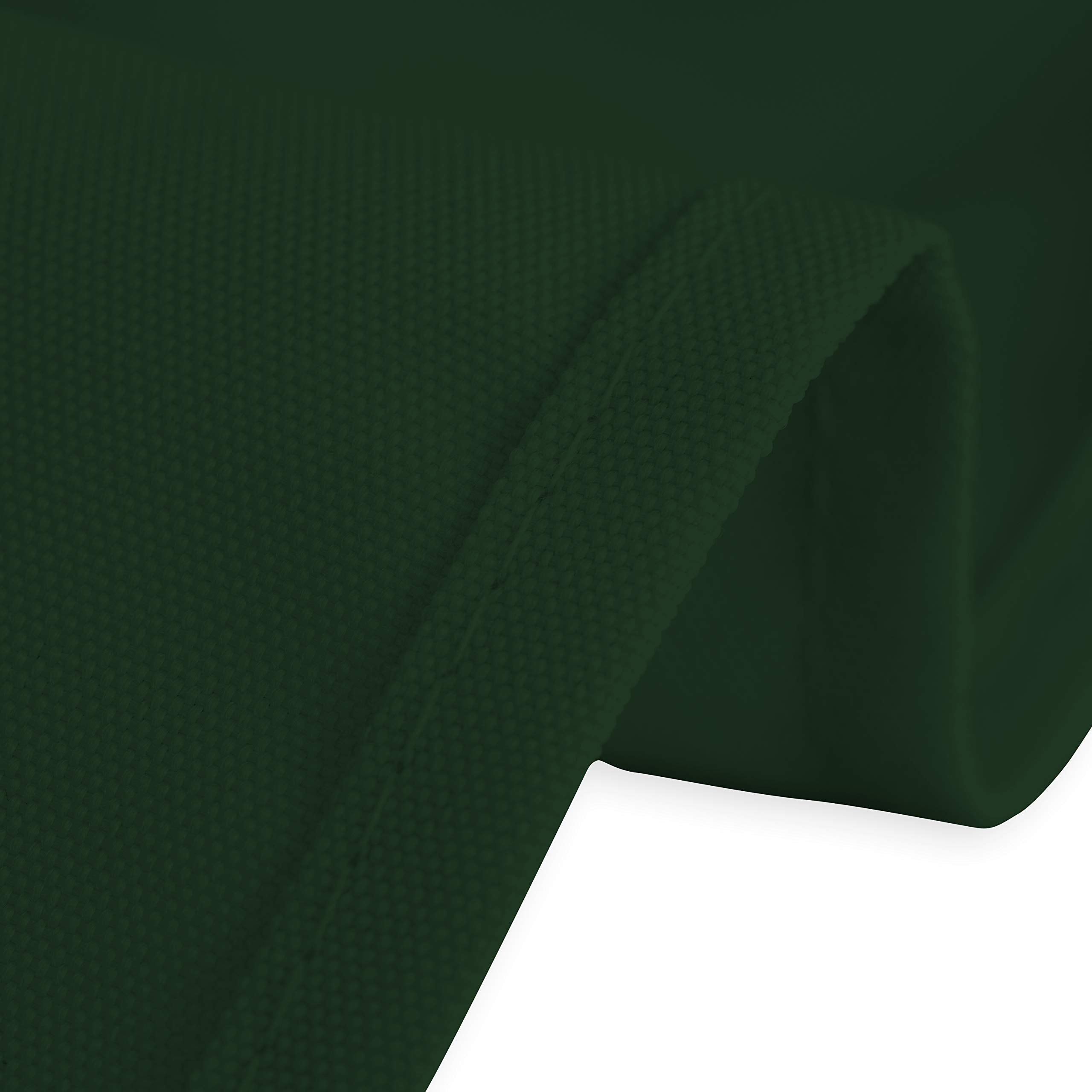 LinenTablecloth 70 x 120-Inch Rectangular Polyester Tablecloth Hunter Green