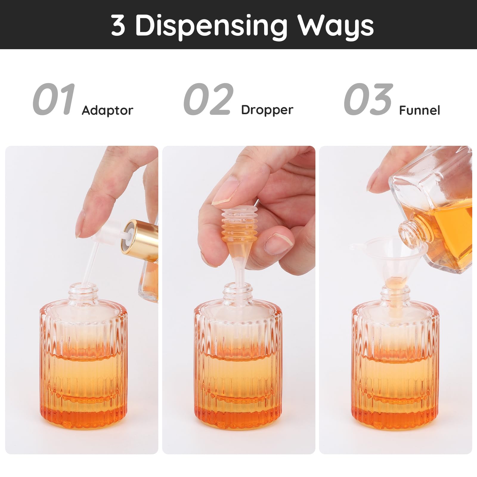 Segbeauty 1Oz Perfume Spray Bottle, 30Ml Glass Refillable Travel Bottles, 4Pcs Empty Atomizer Spray Bottle Cologne Atomizer For