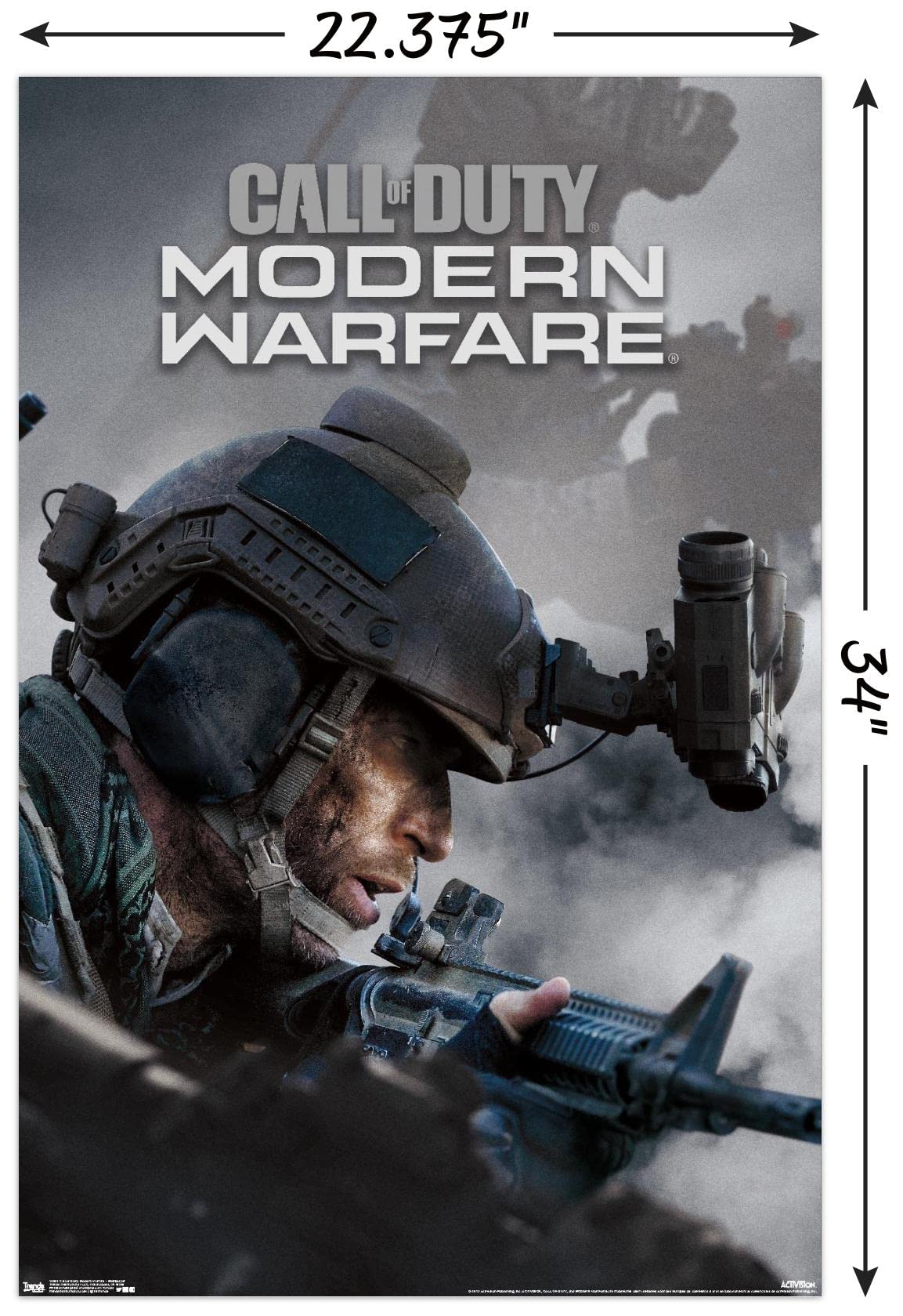Trends International Call Of Duty: Modern Warfare - Multiplayer Wall Poster, 22.375'' X 34'', Unframed Version