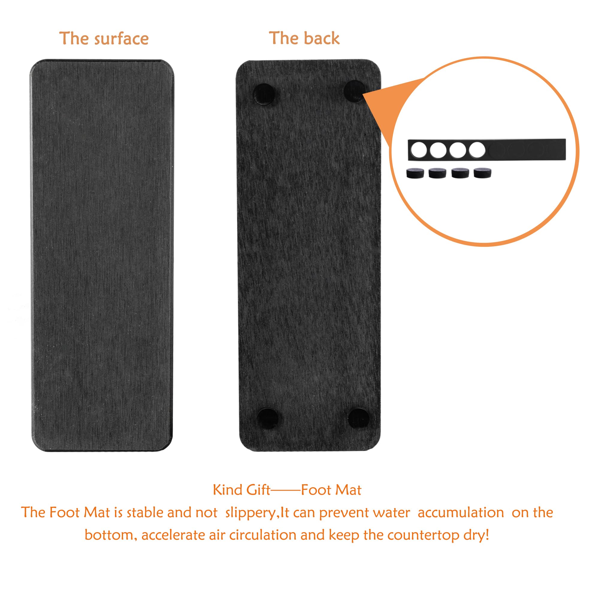 Niuyichee 2 Pcs Bathroom Sink Vanity Trays(8.66'' * 3.15''), Diatomaceous Earth Coasters, Kitchen Soap Tray, Water Absorbing Sto