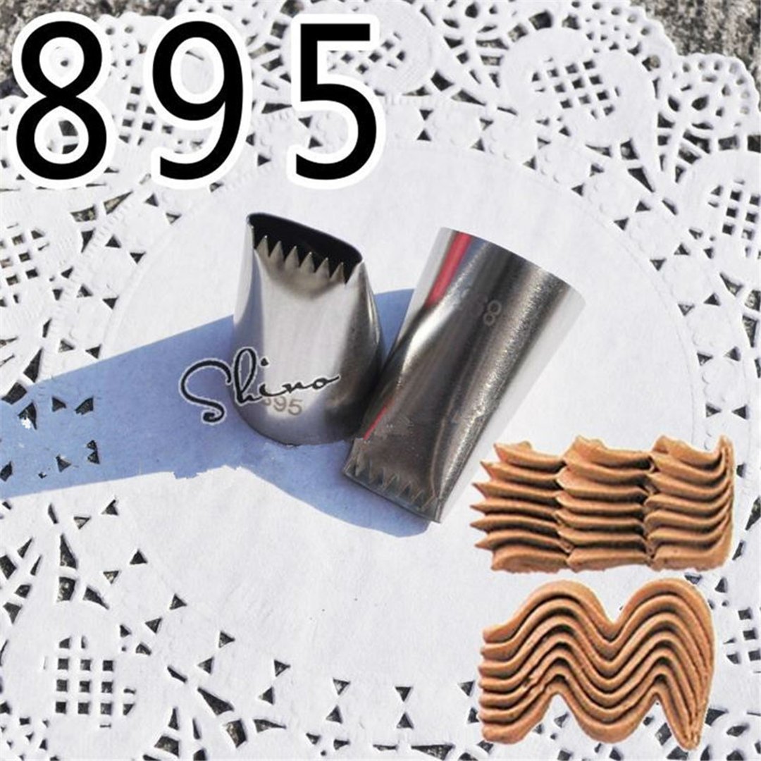 Fantasyday 3-Piece Stainless Steel Piping Tips Piping Nozzles Cake Cookies Cupcake Icing Decorating Supplies Decorating Kits Fro