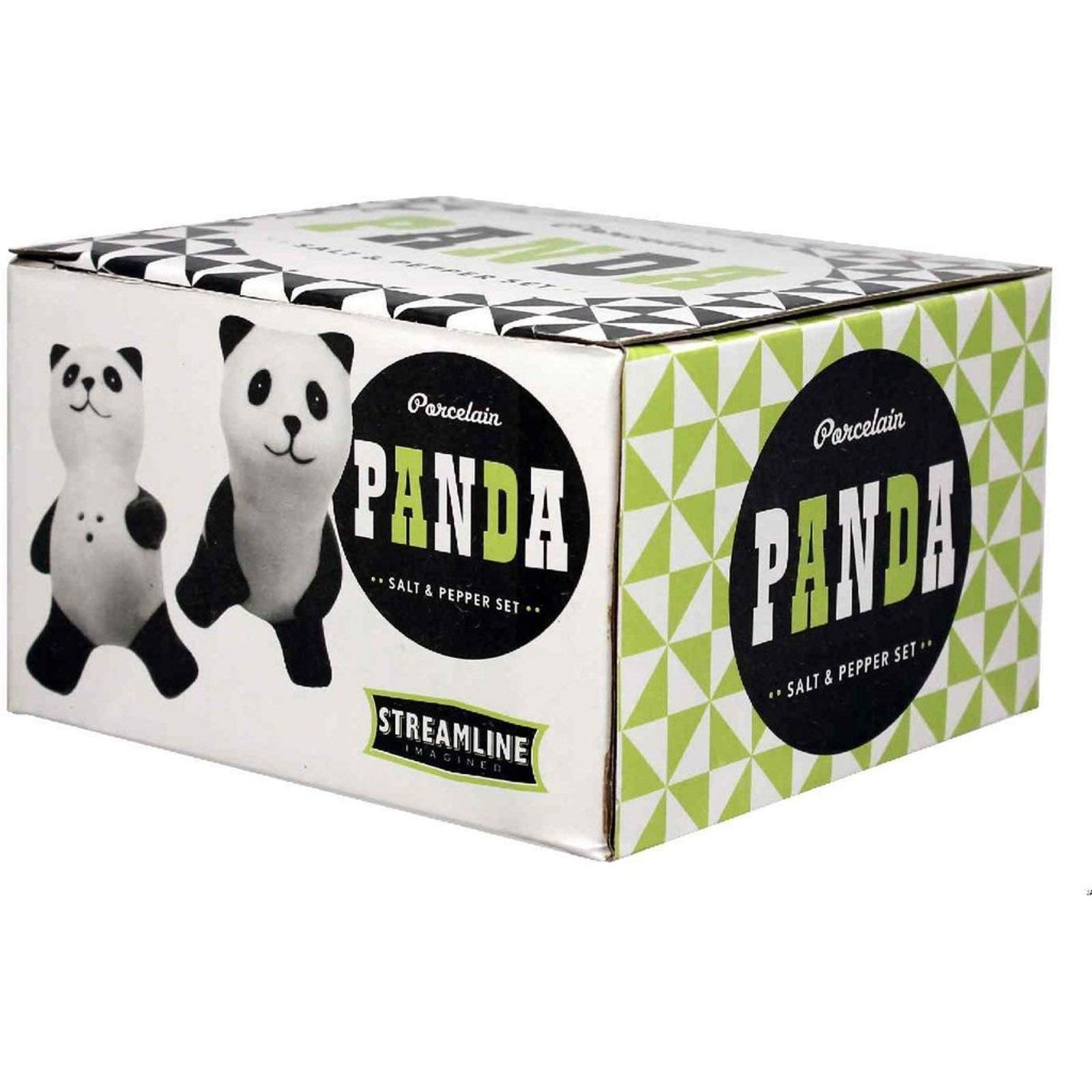 Streamline Imagined Daydream Panda Salt And Pepper Shaker Set