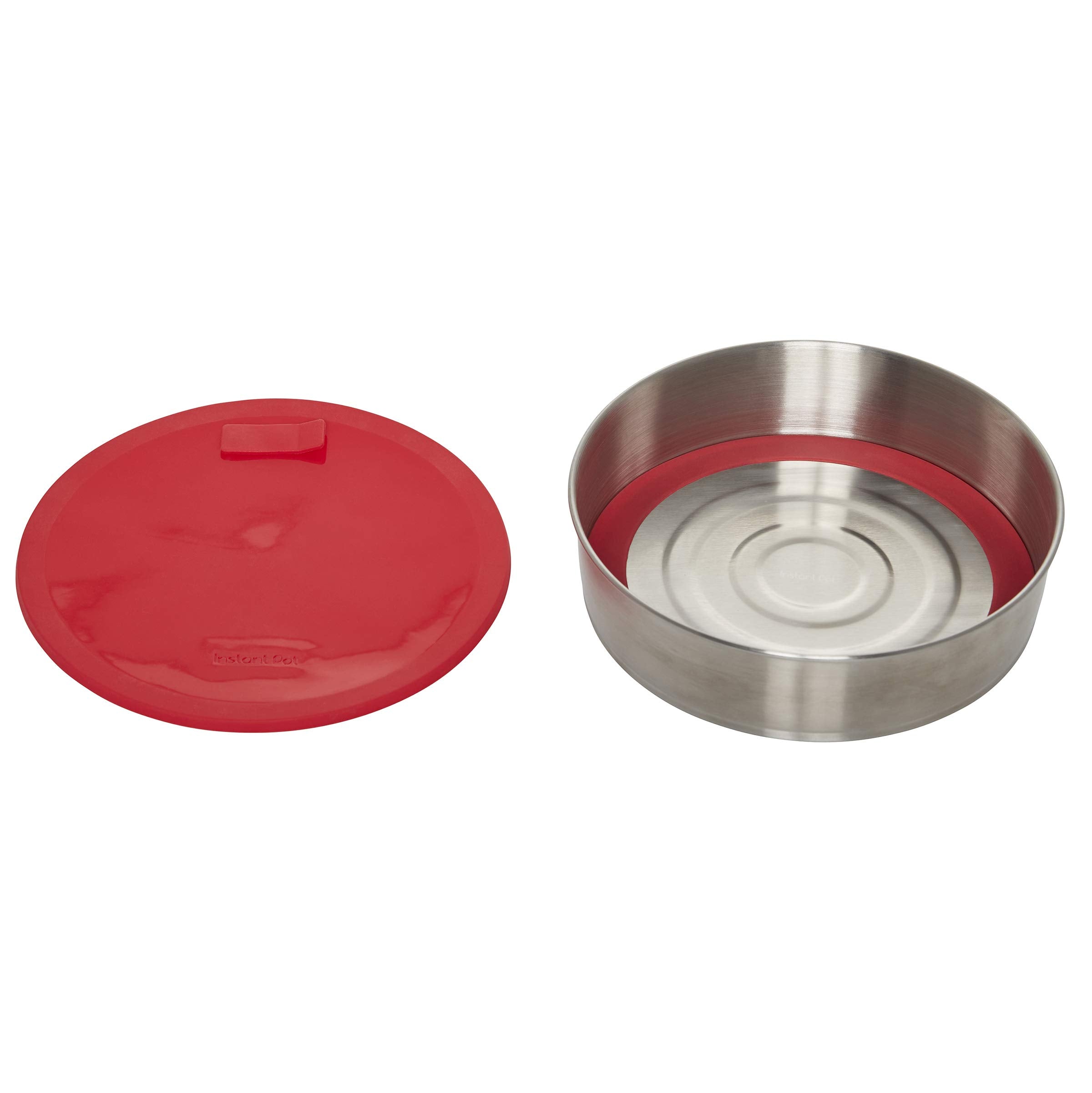 Instant Pot Official Round Cook/Bake Pan With Lid & Removable Base, Nonstick, Heavy Duty, Dishwasher Safe, Oven Safe, Multi-Use