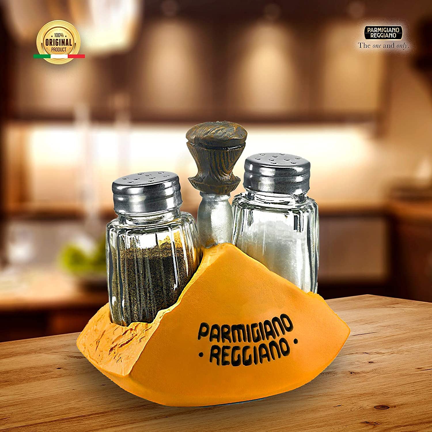 Parmigiano - Reggiano - Traditional Italian Salt And Pepper Set Dispenser