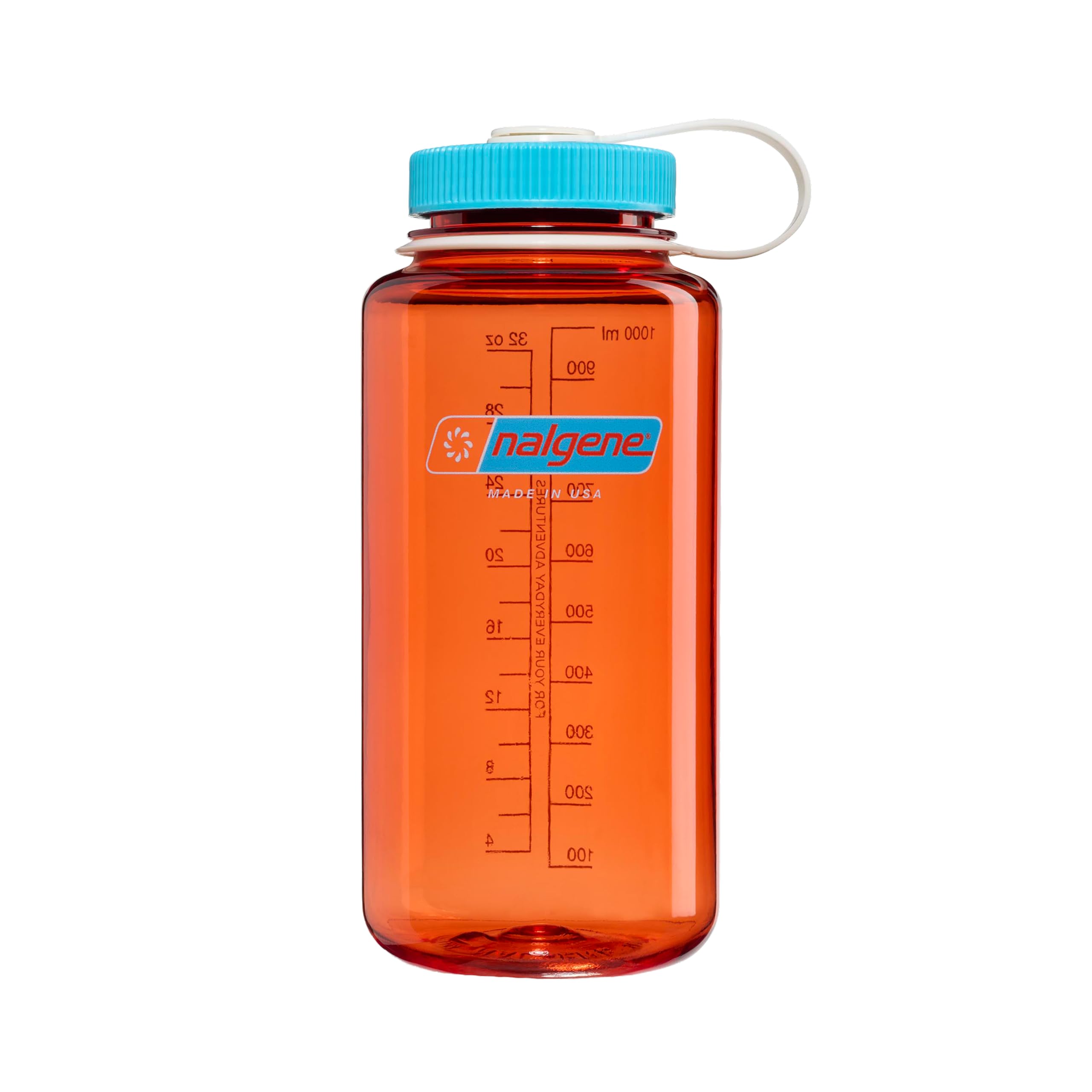 Nalgene 32 oz Wide Mouth Water Bottle | BPA-Free, Durable & Leak Proof, Lightweight for Hiking, Work & Gym - Thrill & Motion, Fl