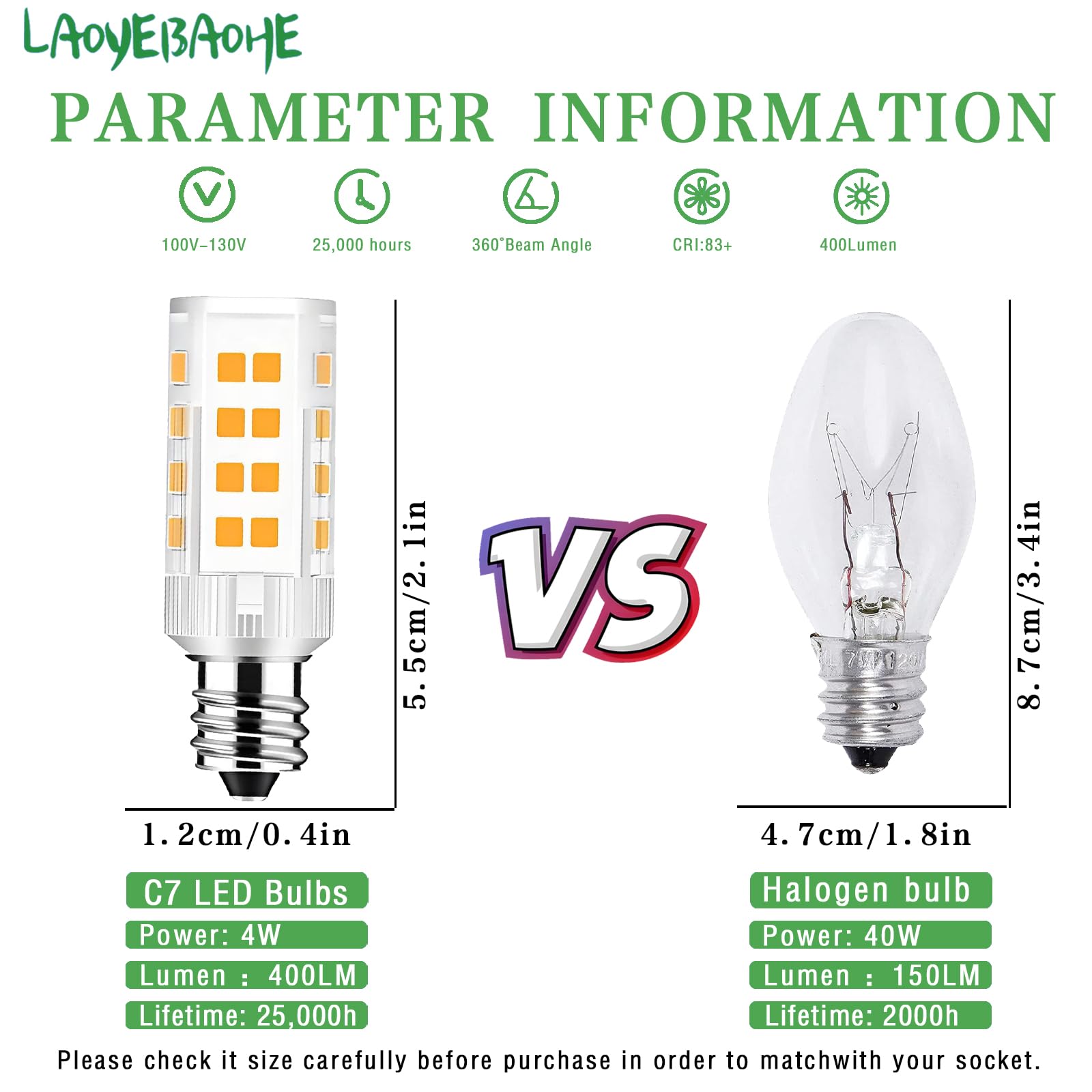 2Pack Makeup Mirror Led Bulbs Replacement Mirror 20W Rp34B Light Bulb Fits Be151T Be71Ct Be47X Be47Br For Cosmetic Vanity Makeup