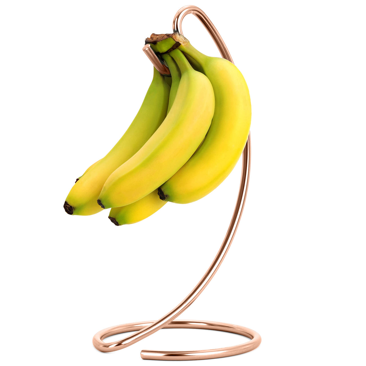 Banana Holder Modern Banana Hanger Tree Stand Hook For Kitchen Countertop, Copper Banana Stand, By Homeries (Copper)