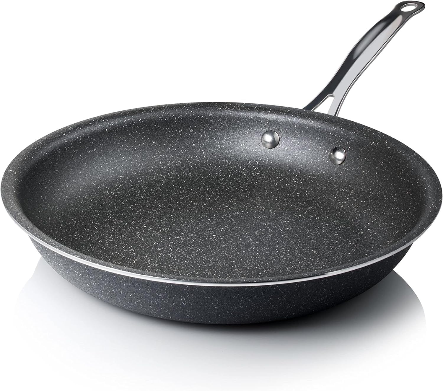 Granitestone 10 Non-Stick Frying Pan with Mineral/Diamond Coating for Long long-lasting nonstick Frying, Skillet for Cooking wit