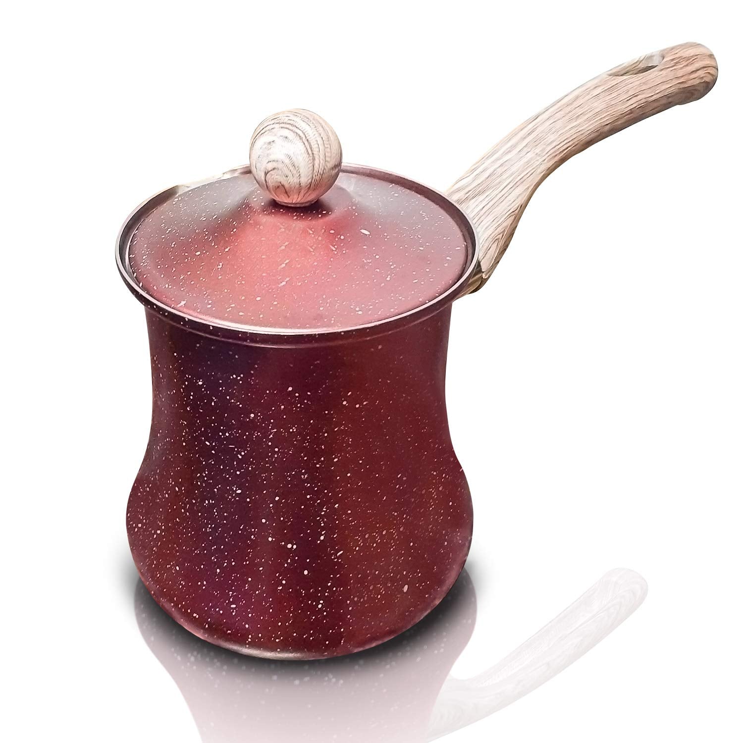 18.6 Oz Turkish Coffee Pot - Turkish Ibrik For Flavorful Coffee - Multipurpose Arabic Coffee Pot With Lid - Heavy-Duty Stainless