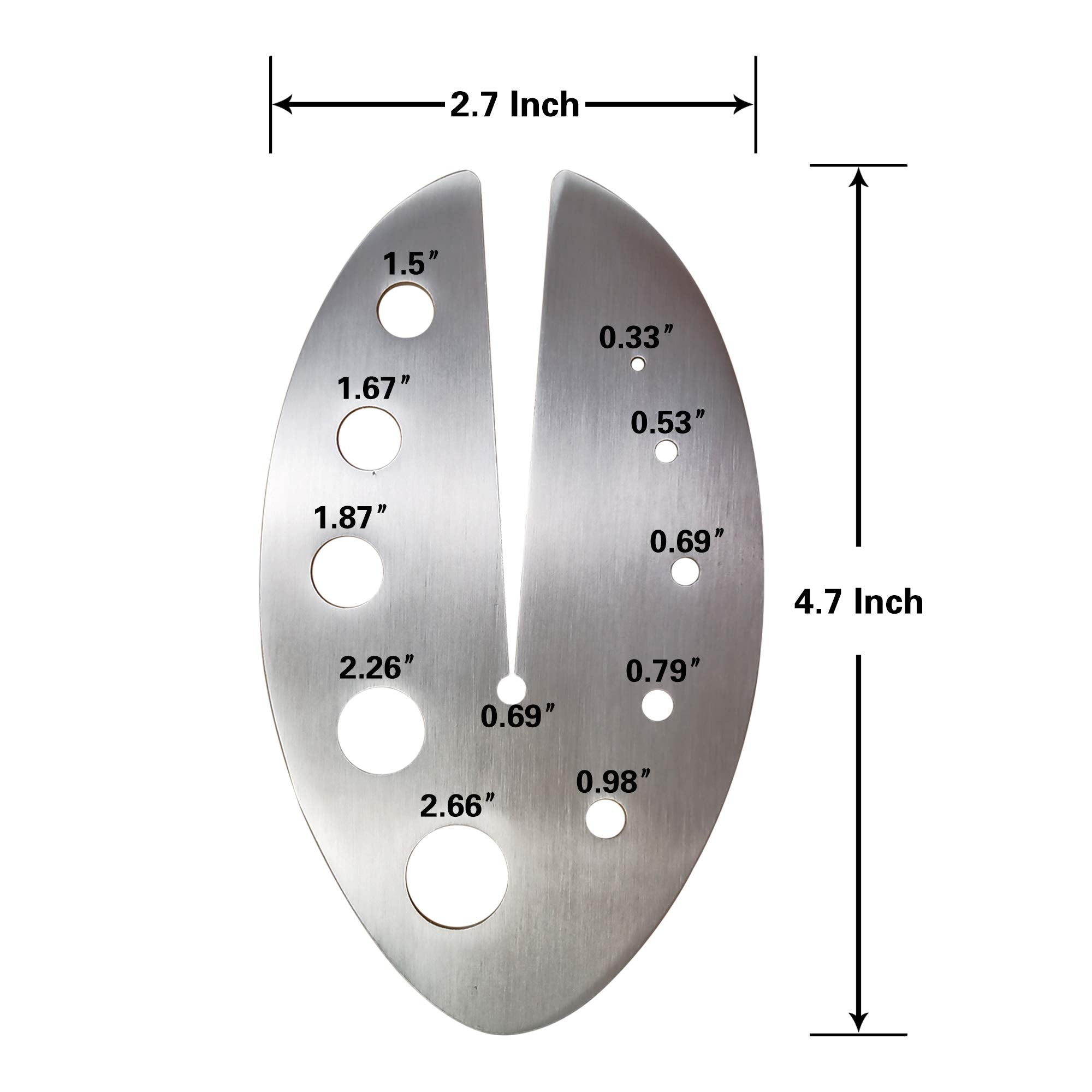 Herb Strippers 11 Holes-Stainless Steel Kitchen Leaf Stripping Tool- Perfect For Removing Stems From Herbs & Kale (1 Pack Herb S