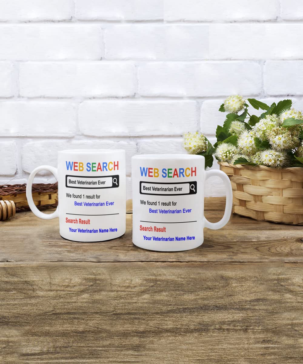 Spreadpassion Personalized Veterinarian Mug, Best Veterinarian Mug, Veterinarian Mug, Gift For Veterinarian, Veterinarian Birthd