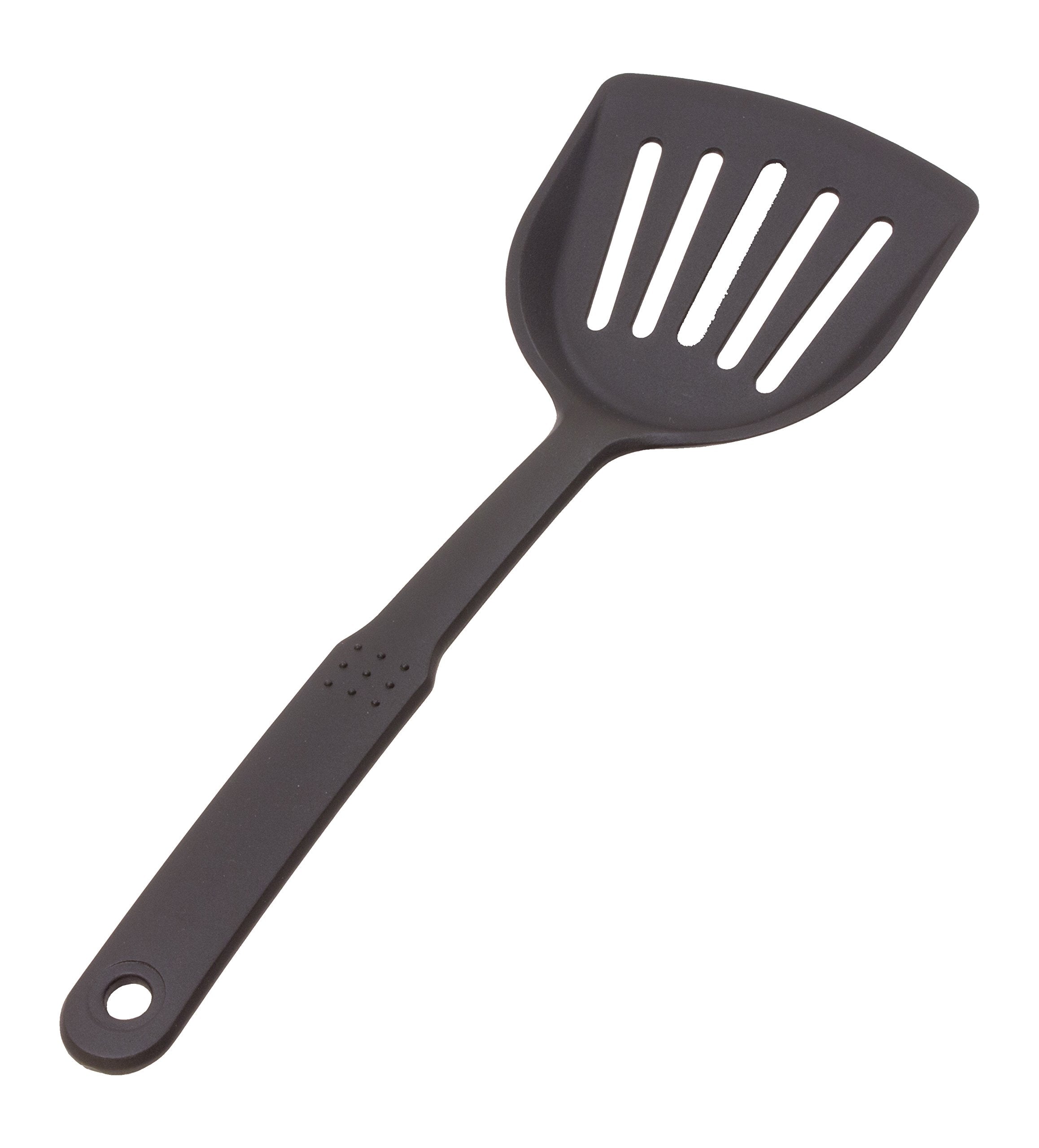 Crestware Nylon Slotted Scoop Turner, 12, Silver