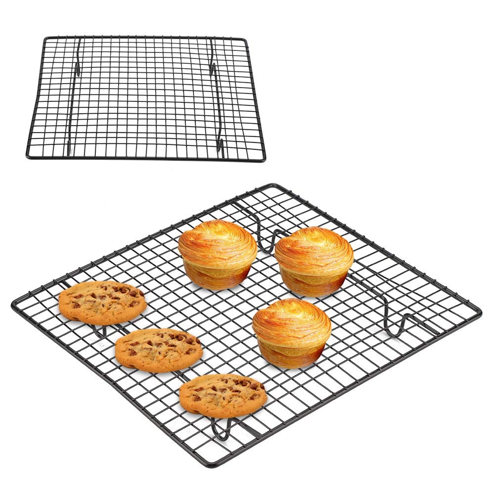 10 x 9in Cooling Baking Rack Nonstick Grill Tray Wire Roasting Grill Rack (1)