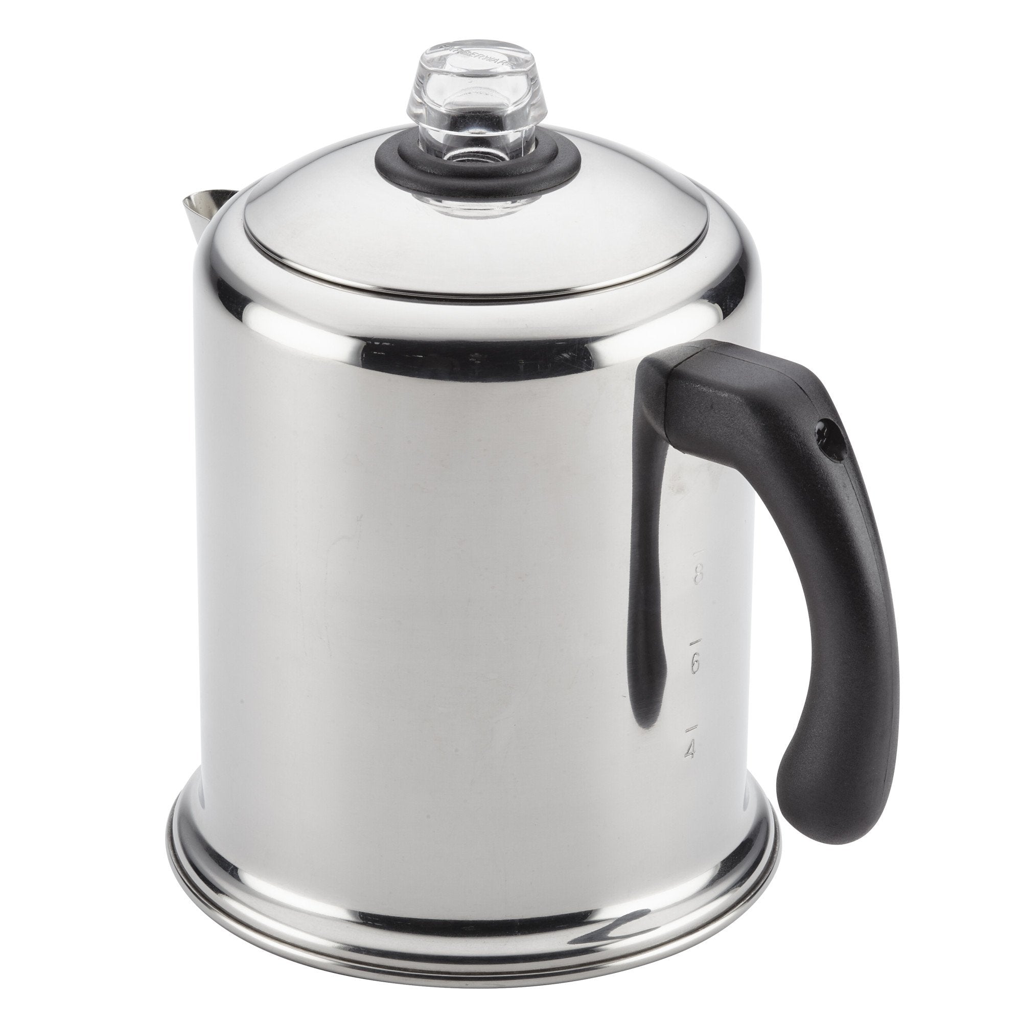 Farberware 47053 Classic Stainless Steel 12-Cup Coffee Percolator, Silver