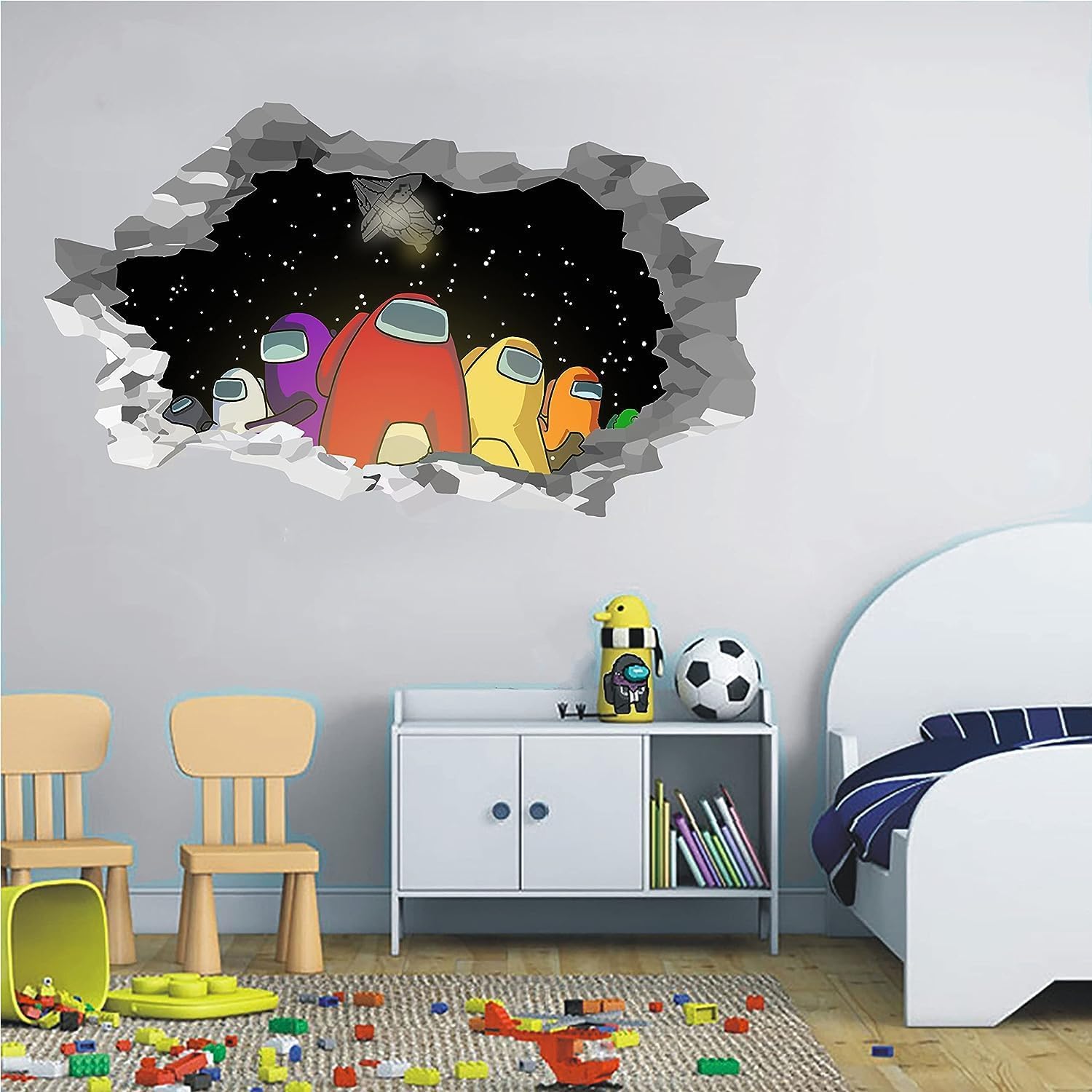Unicorn Among Us Wall Stickers For Bedroom Wall Decals,Wall Decor For Kids,Computer Desk Wall Waterproof Hot Game Stickers For L