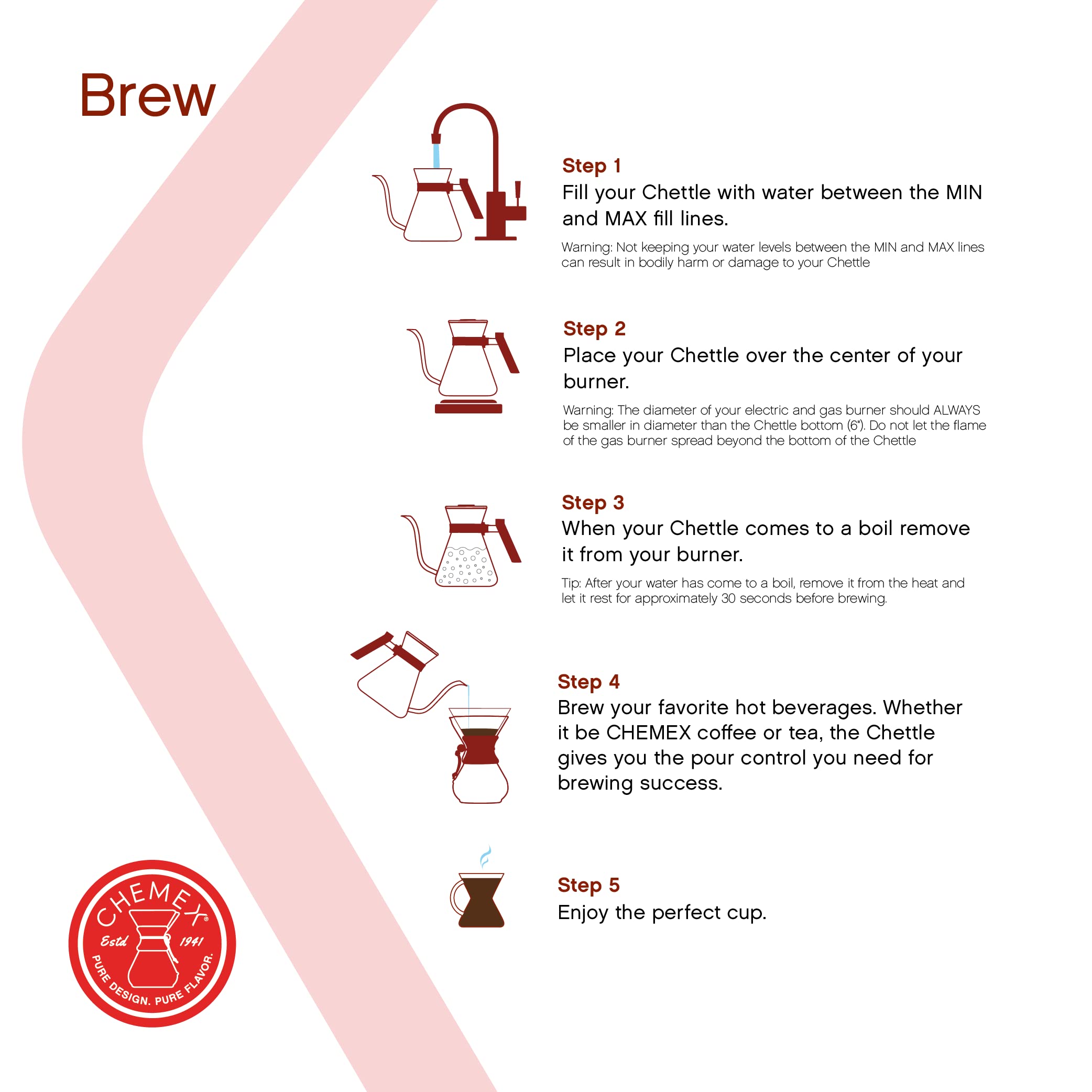 Chemex - Stainless Steel Gooseneck Chettle - Polished