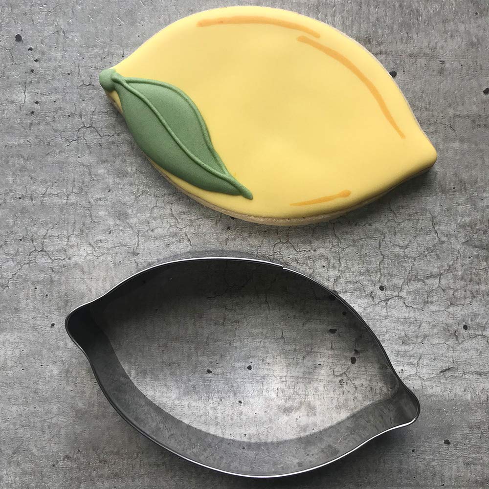 Liliao Lemon Cookie Cutter - 4.3 X 3 Inches - Stainless Steel