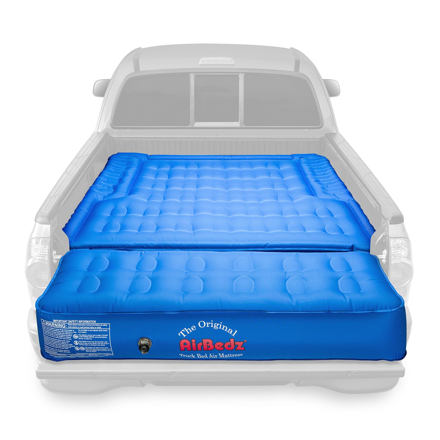 Pittman Outdoors Ppi 104 Airbedz Original Truck Bed Air Mattress For 5'5'' To 5'8'' Full Size Short Truck Beds, Blue
