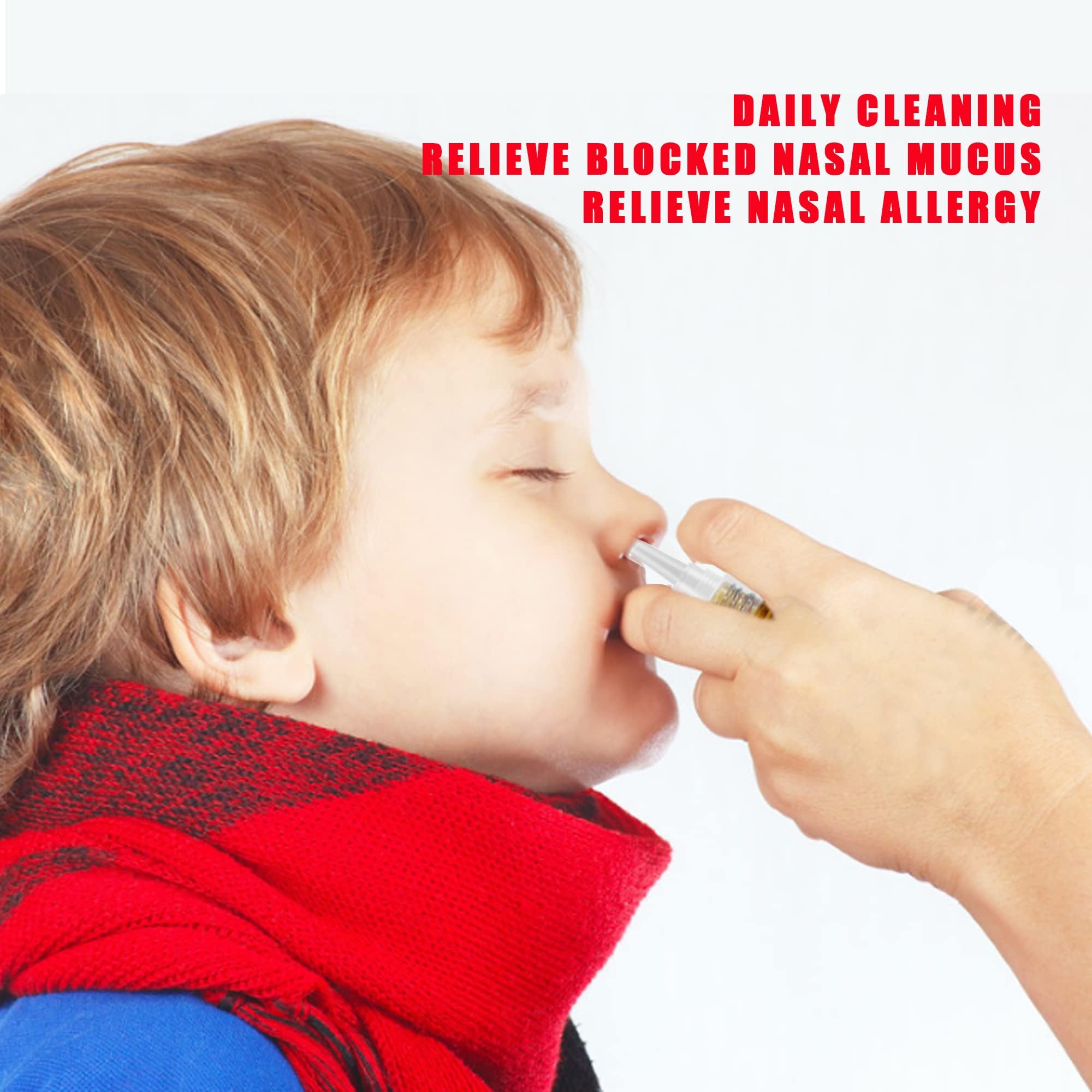 Givameihf Nasal Spray Bottles 6Pcs1Oz (30Ml) With 2*Funnel,1*Dropper, 8*Label,Empty Nasal Spray Bottle,Amber Glass Nasal Spray B