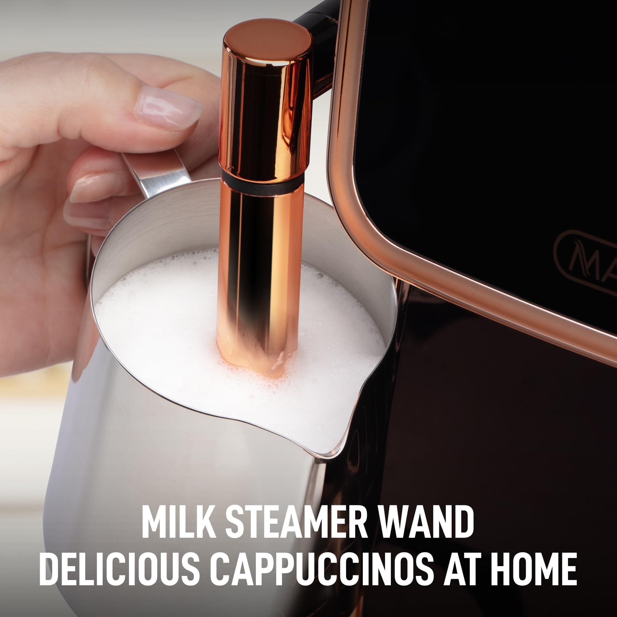 Zulay Kitchen Magia Clasica - Fully Automatic Espresso Machine With Grinder - Touch Screen Coffee Maker With One-Touch Operation