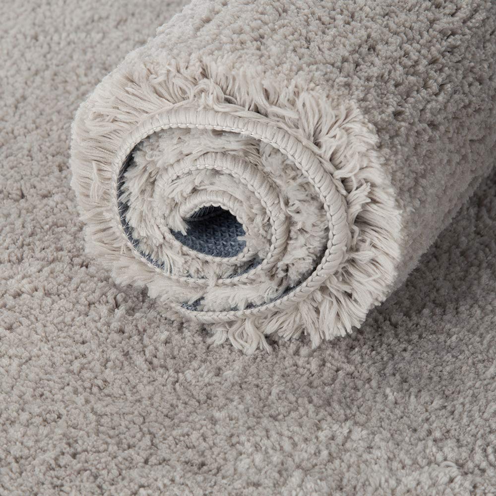 Walensee Shaggy 2 Piece Bath Rug Set, (20 X 32, 2 Pack Set, Light Tan) Bathroom Rug Set Bath Mats For Bathroom Machine Wash/Dry