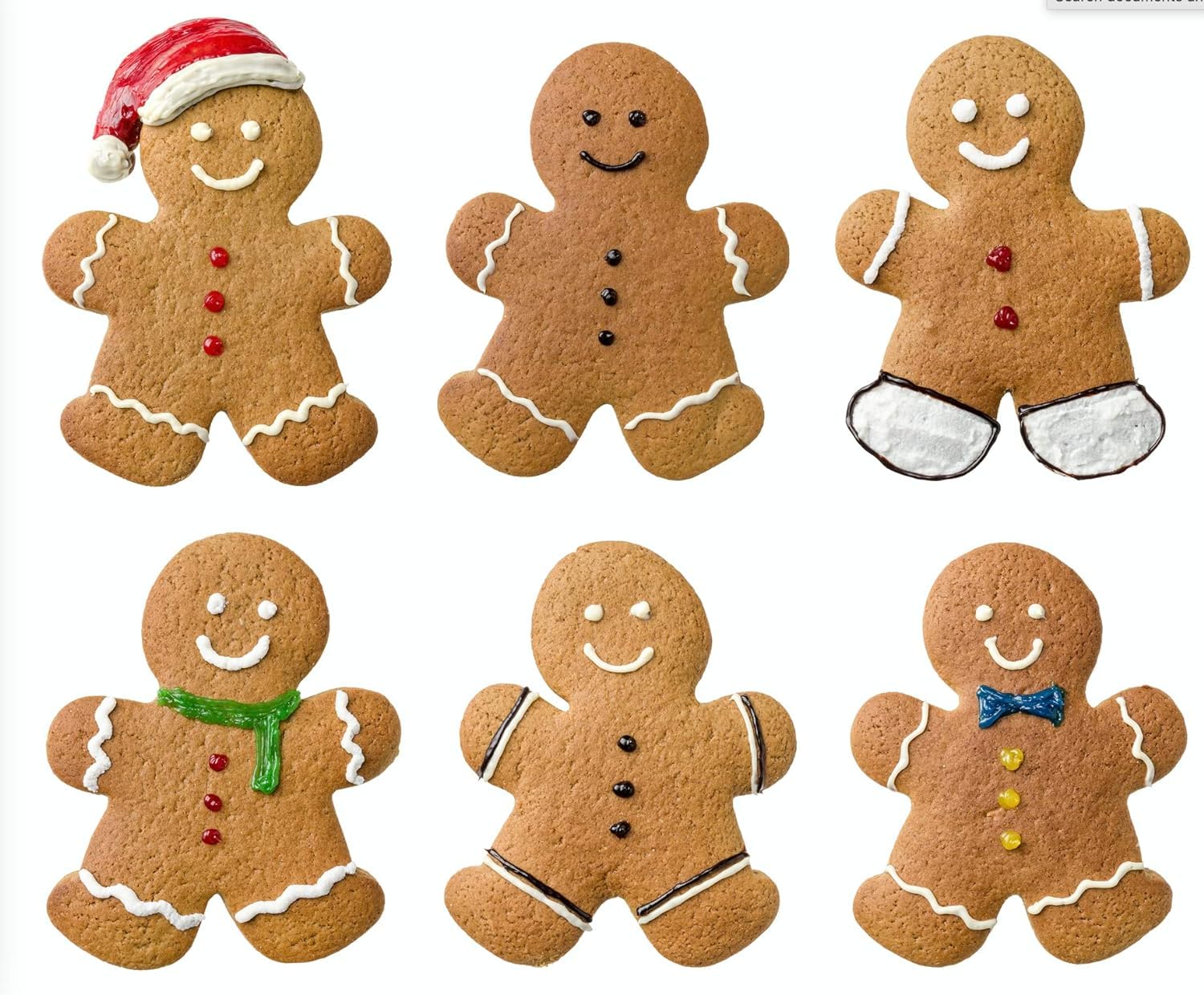 Gingerbread Man Cookie Cutter - Large, Premium Food-Grade Stainless Steel, Dishwasher Safe (Gingerbread Man (Large))