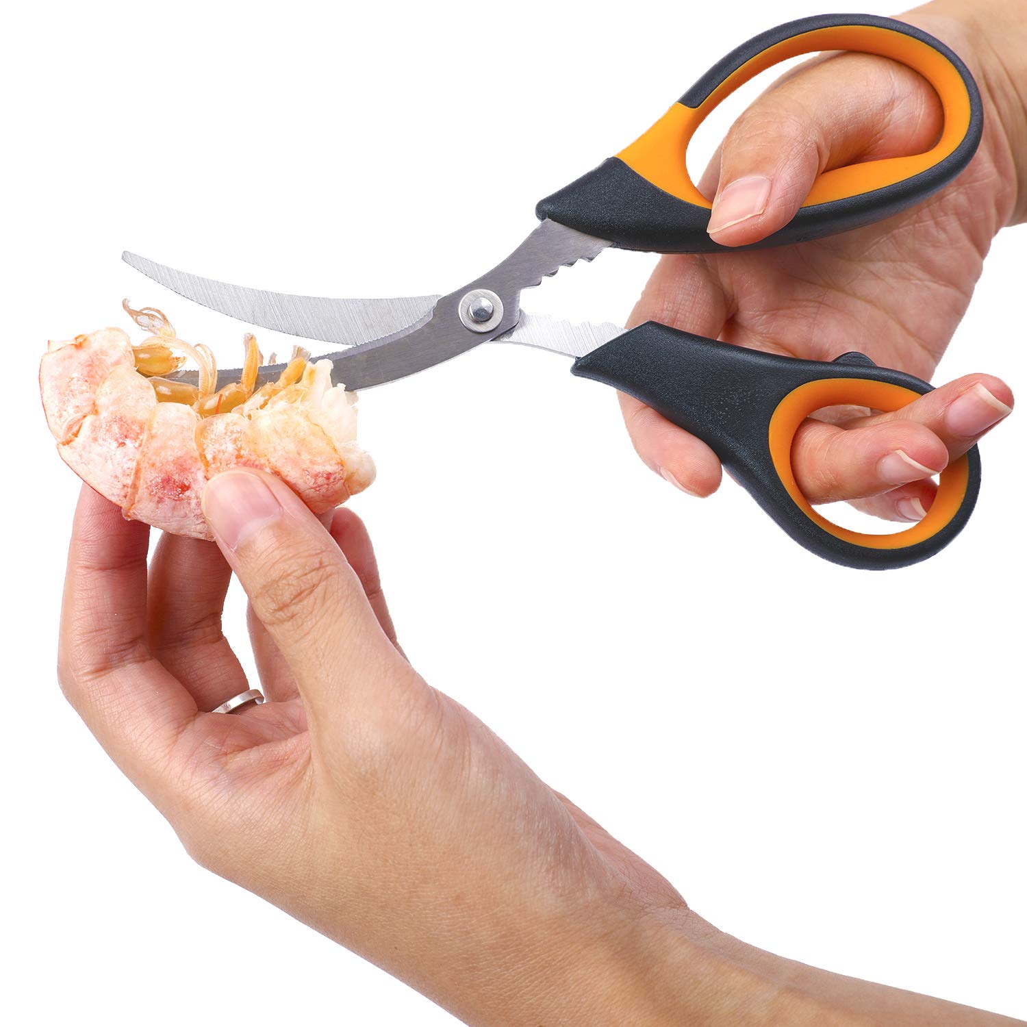 Artcome 21 Pcs Seafood Tools Set Nut Cracker Set Includes 6 Crab Crackers, 6 Forks, 6 Lobster Shellers, 1 Lobster Crab Mallets,
