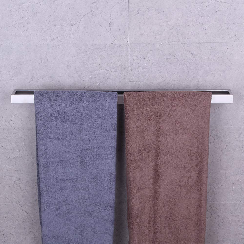 GERZWY Bathroom 30-Inch Towel Bar Stainless Steel Bath Towel Bar Modern Style Wall Mount Brushed Finish