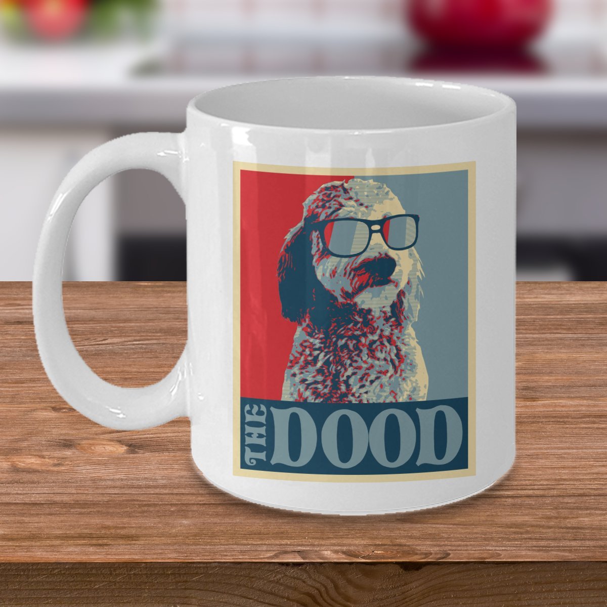 Snowdog Tees The Dood Goldendoodle Coffee Mug, 11 Oz.
