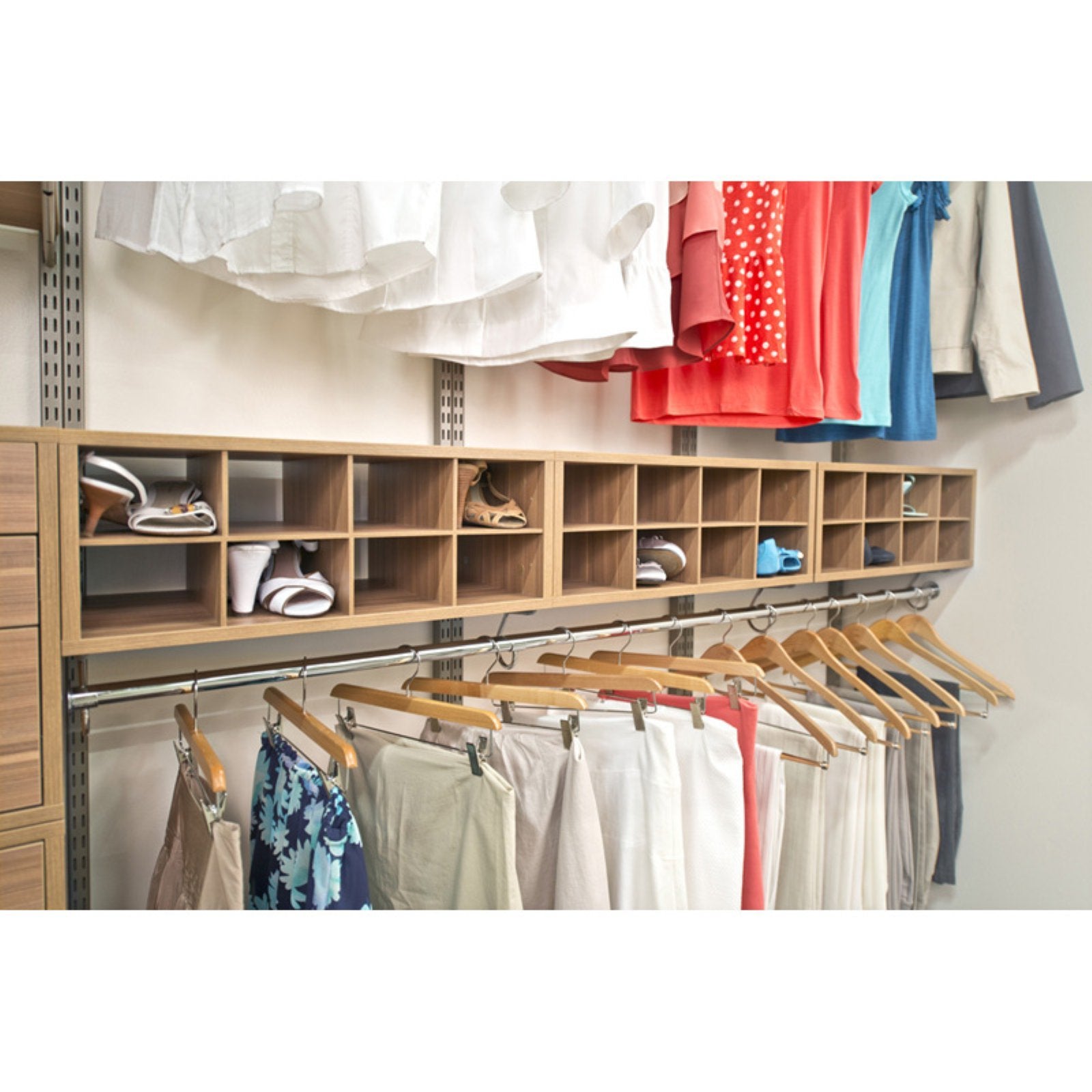 Organized Living Freedomrail Clothes Rod, 30-Inch - Chrome