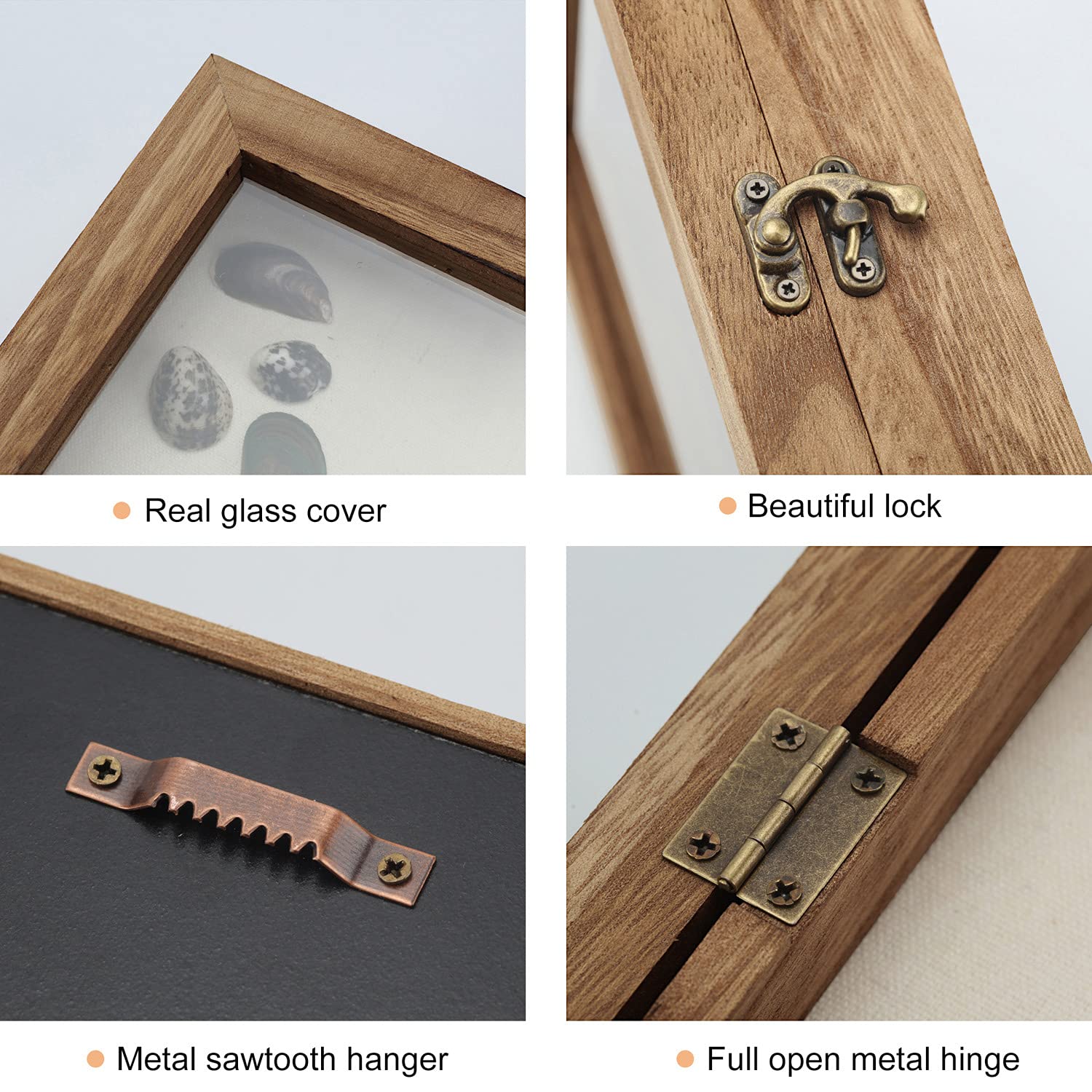 TJMOREE Shadow Box Display case 11 x 14 Shadowbox Frame with Linen Back Memorabilia Bouquet Medals Photos Memory Box for Keepsakes