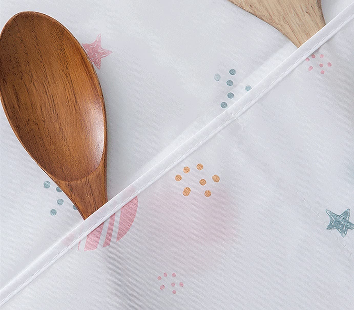 Wolpin 1Pc Fridge Cover For Top With 6 Utility Pockets Designer Daisy Prints Waterproof