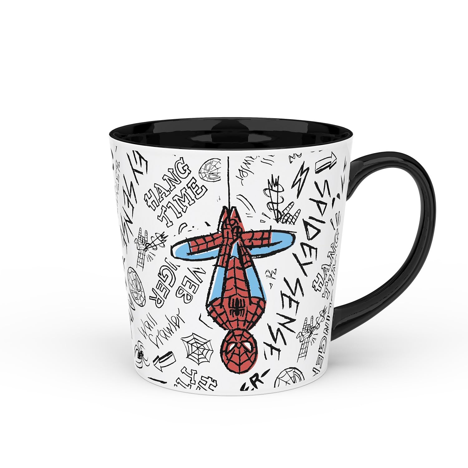 Zak Designs Marvel Ceramic Coffee Mug for Hot Drinks at Home, Collectible Keepsake (15 oz, Spider-Man)