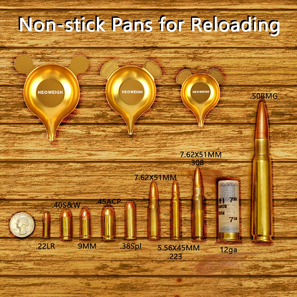 Powder Pans for Reloading  Scale Pan  Narrow Spout  Aluminum Pan Use with Scale  Powder & Liquid Measuring Tray  Pan for Powder Dispenser  Weighing Dishes  Metal Weigh Boats (Pack of 3)