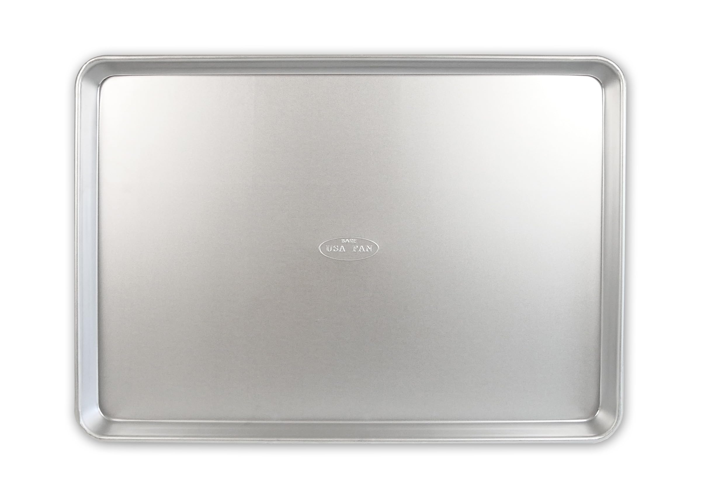 USA Pan Bakeware Traditional Aluminized Steel Uncoated Extra Large Baking Sheet Pan, Made without nonstick coating