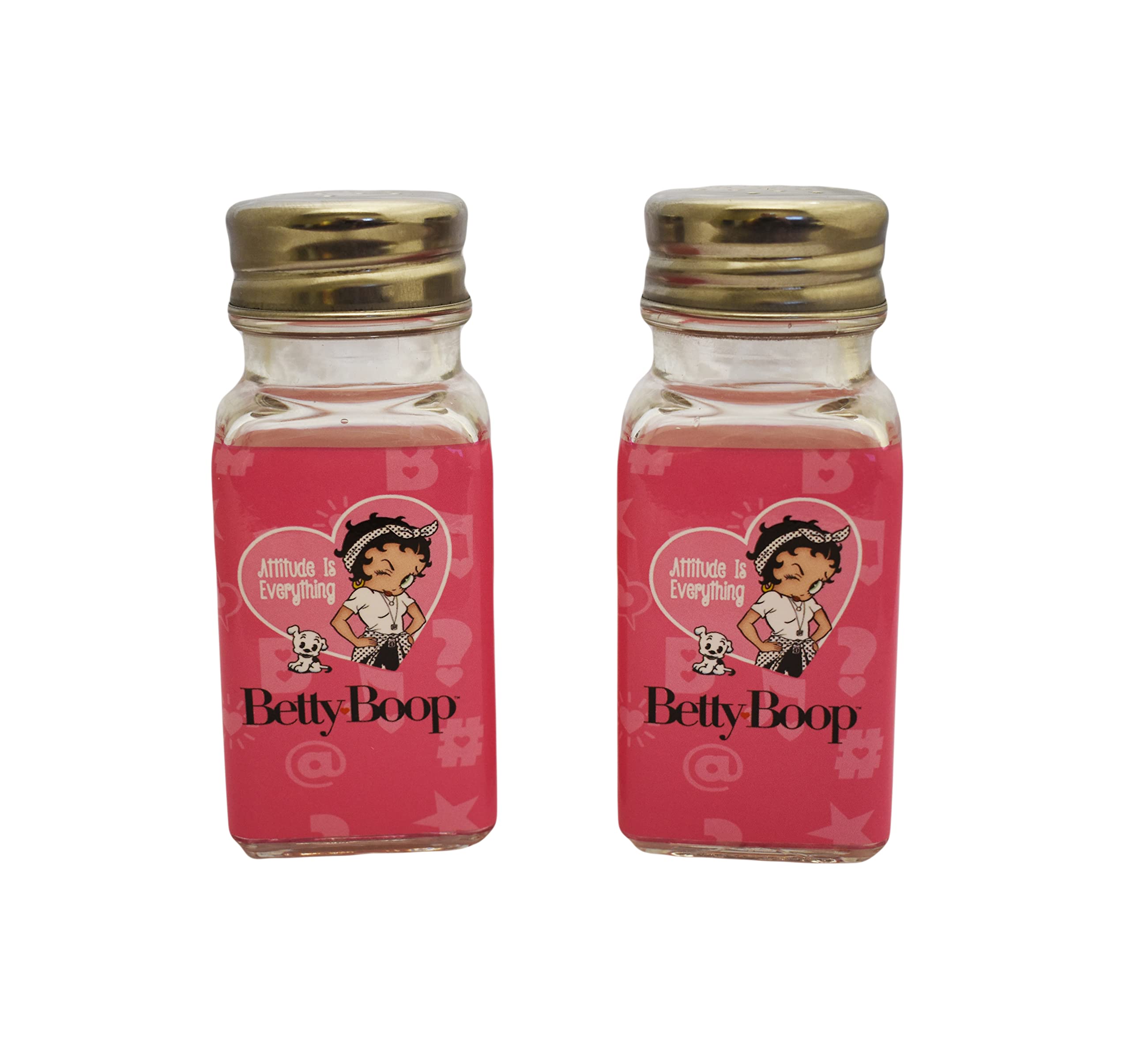 Betty Boop Salt And Pepper Shakers Set - Attitude Is Everything