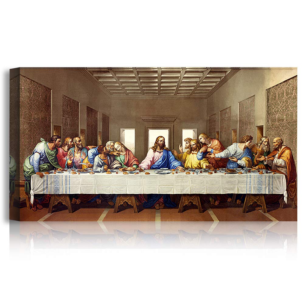 A&T Artwork The Last Supper By Leonardo Da Vinci The World Classic Art Reproductions, Giclee Canvas Prints Wall Art For Home Dec