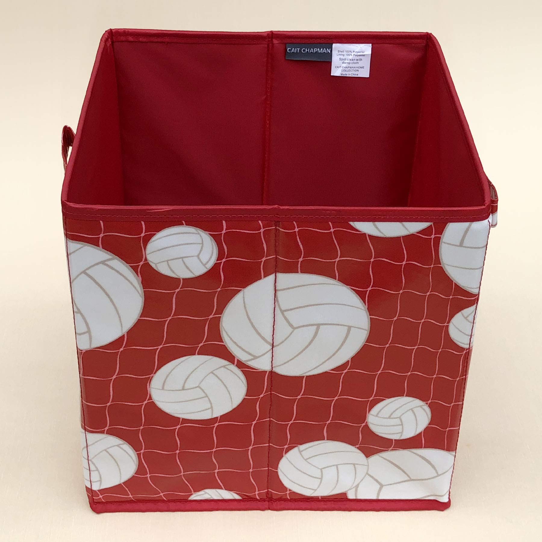 Passion For Volleyball Collection 11''X11''X11'' Storage Bin
