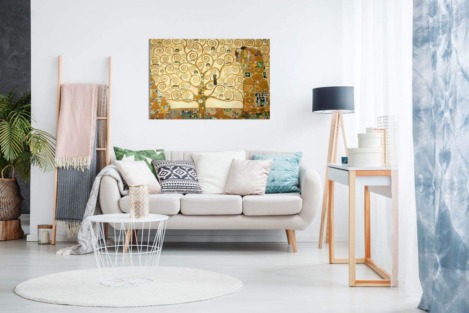 Gustav Klimt The Tree Of Life Canvas Wall Art Picture Print (18X12)